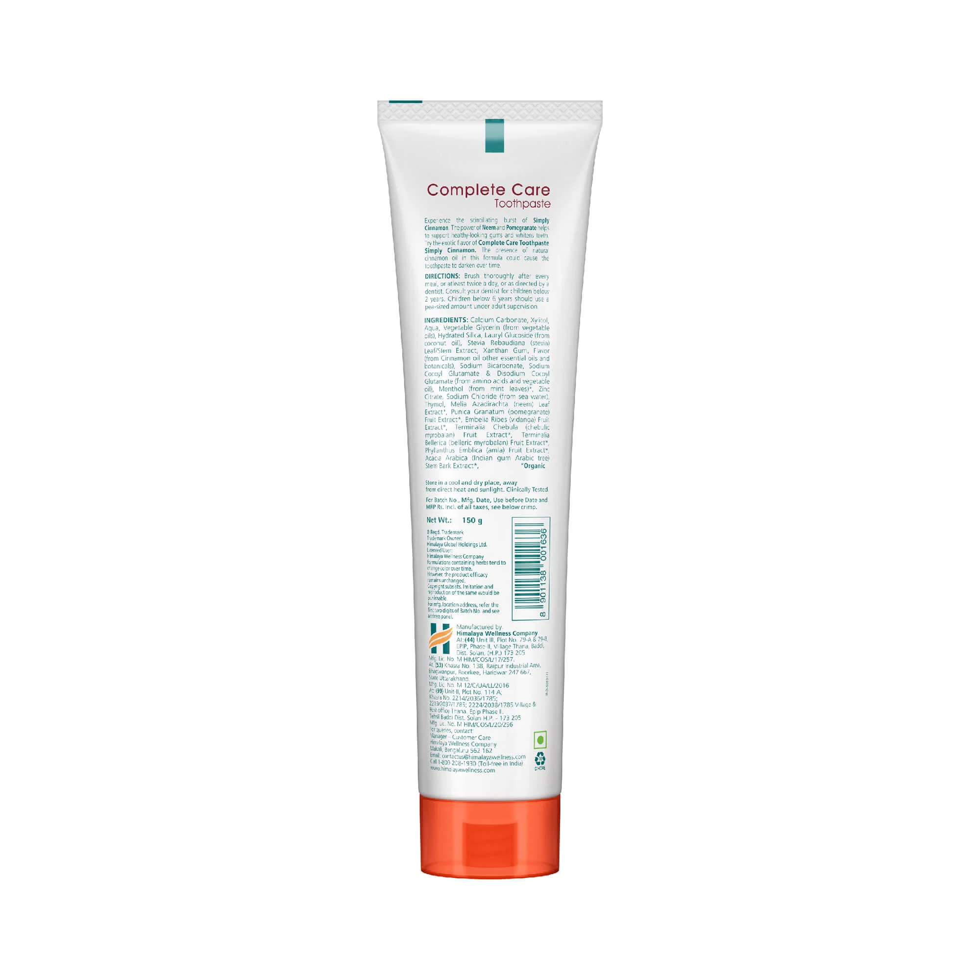 BOTANIQUE Complete Care Toothpaste (Simply Cinnamon) - Image 3