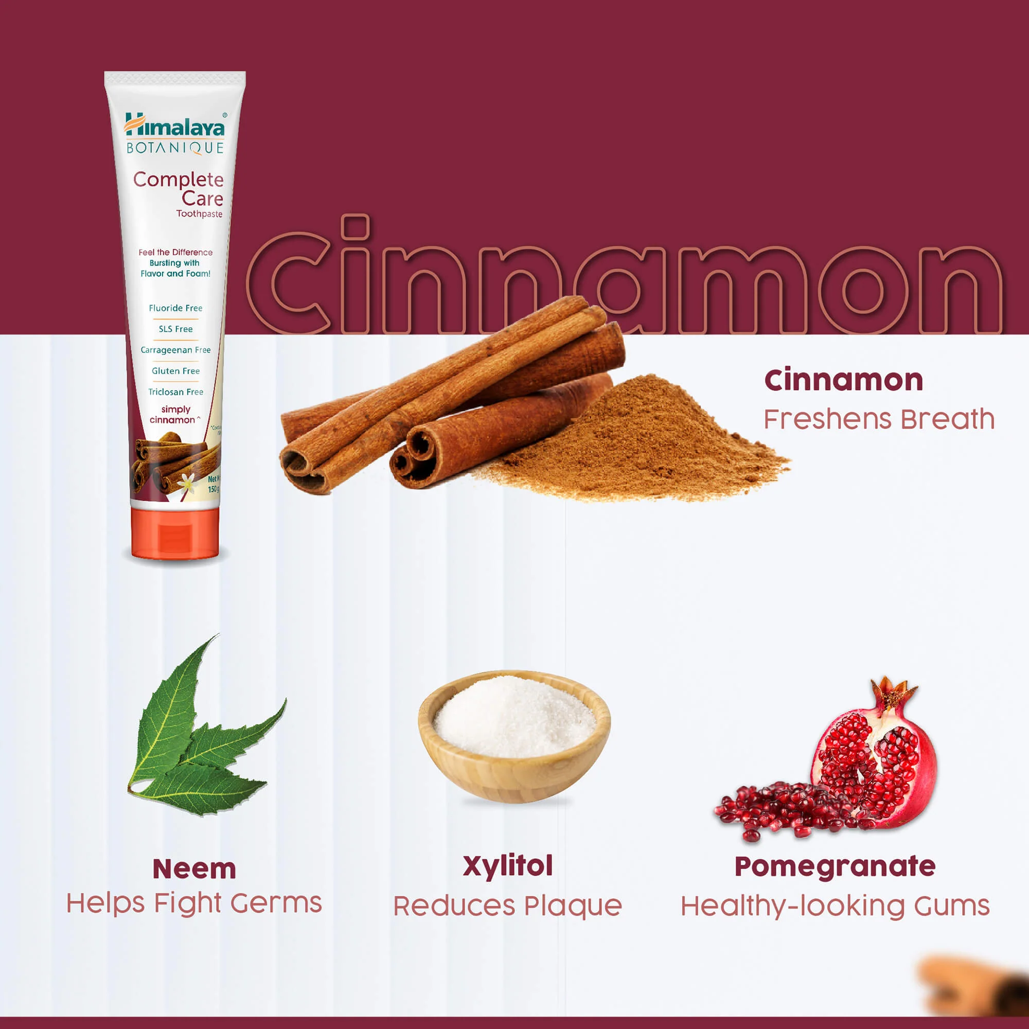 BOTANIQUE Complete Care Toothpaste (Simply Cinnamon) - Image 6