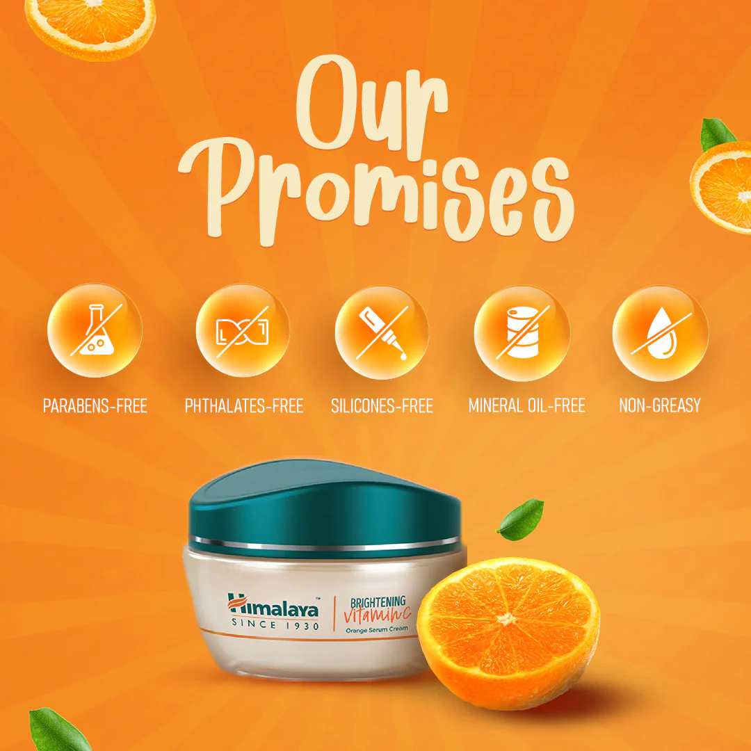 Brightening Vitamin C Orange Face Serum Cream - Image 5