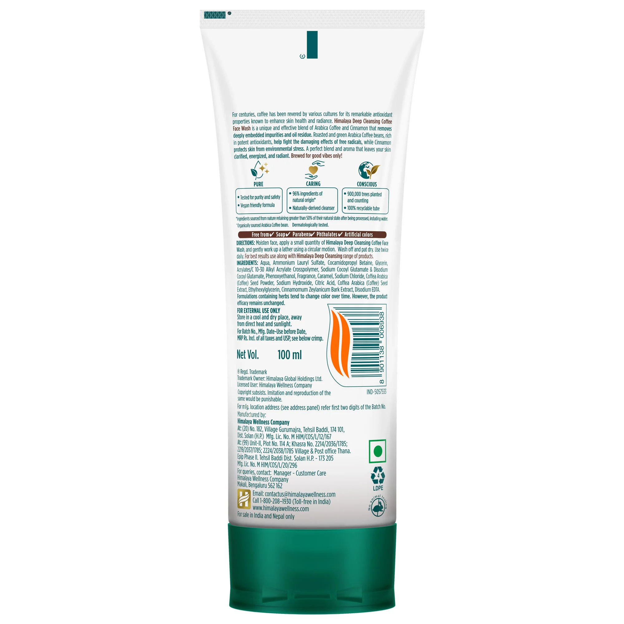 Deep Cleansing Coffee Face Wash - Image 3