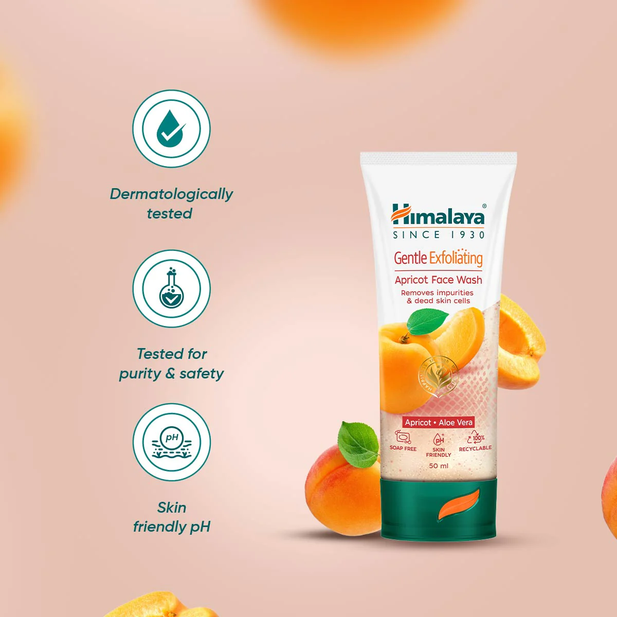 Gentle Exfoliating Apricot Face Wash - Image 4