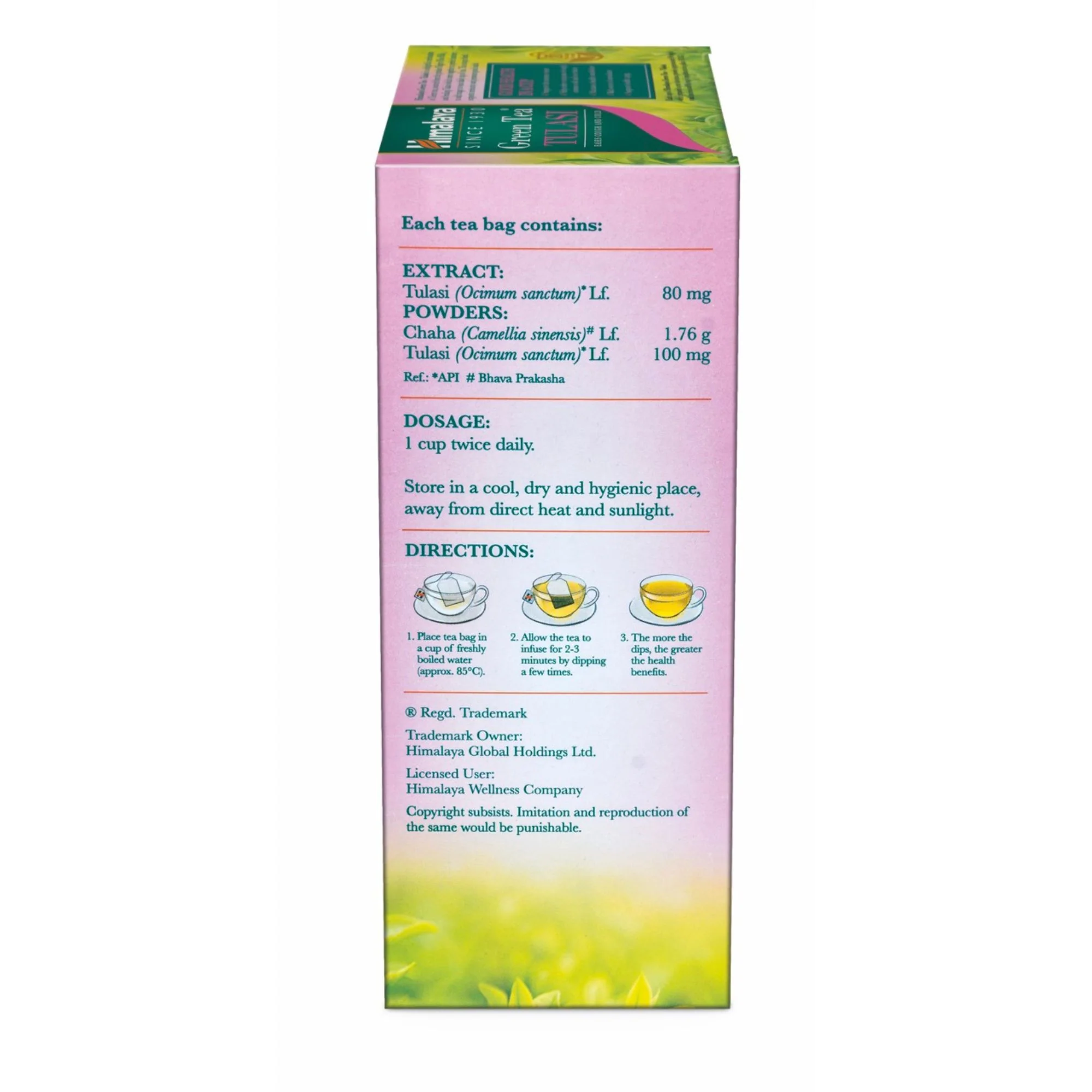 GREEN TEA TULASI 2G´20s + COMPLETE CARE TOOTHPASTE 80G FREE OFFER PACK - Image 4