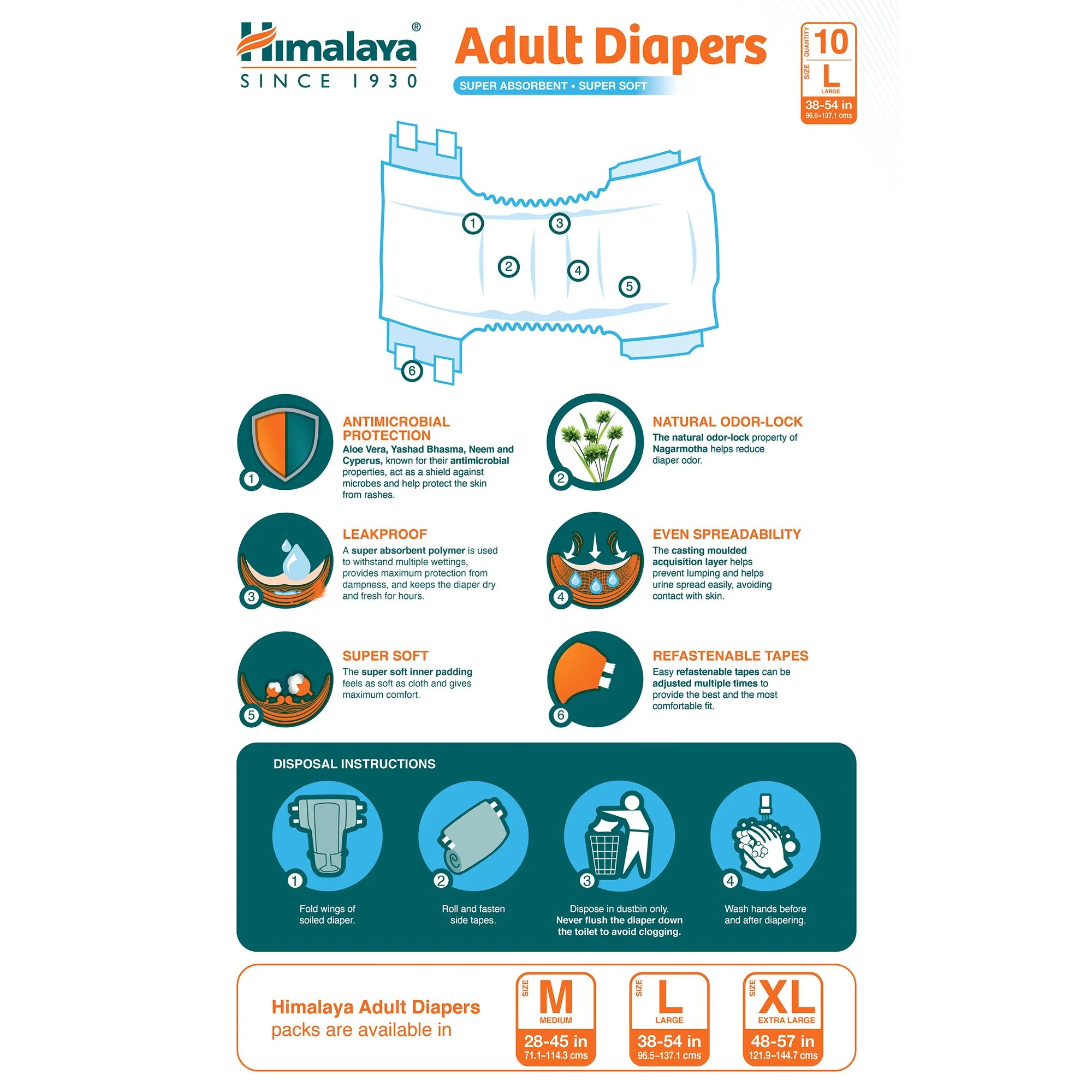 Himalaya Adult Diapers - Image 4
