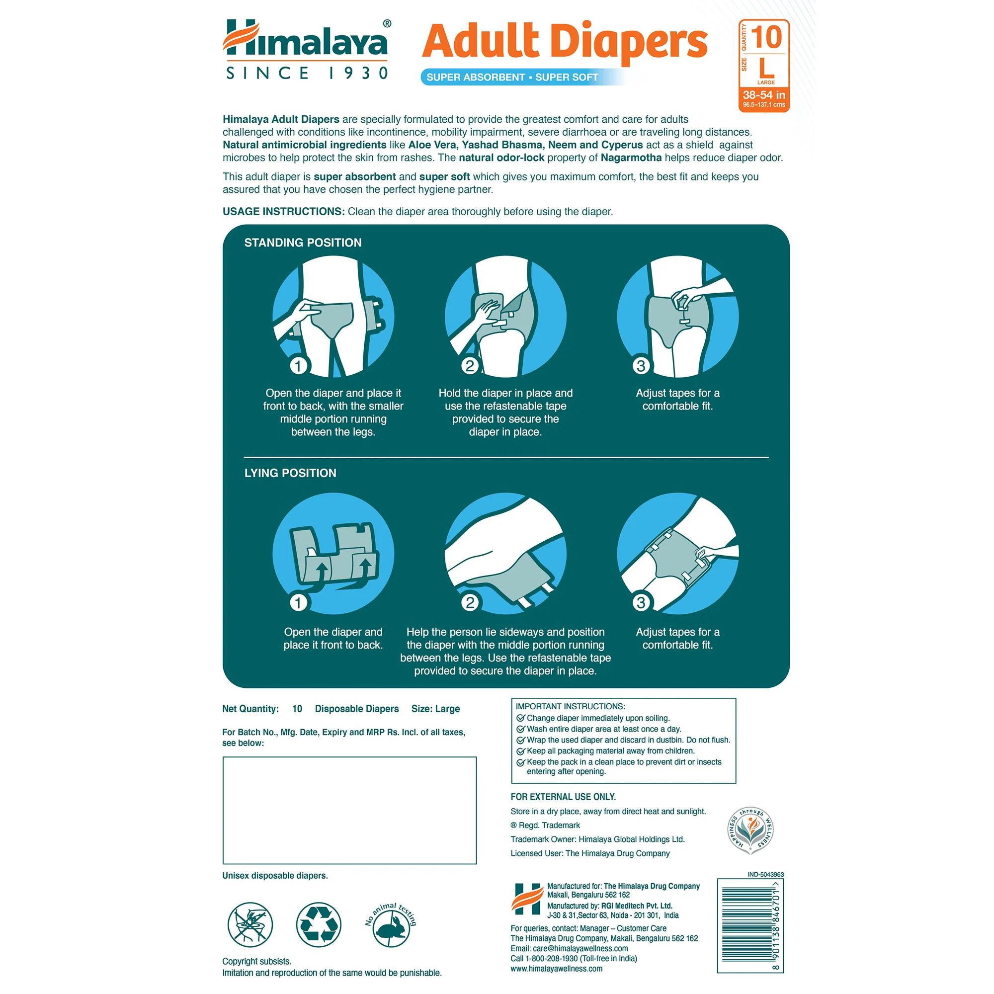 Himalaya Adult Diapers - Image 5