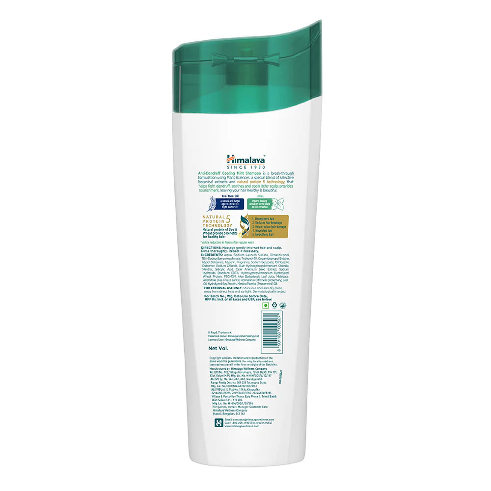 Himalaya Anti-Dandruff Cooling Mint Shampoo - Image 3