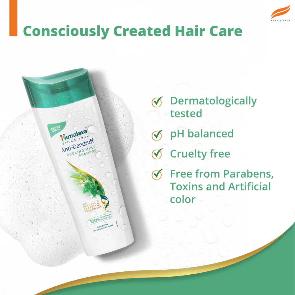 Himalaya Anti-Dandruff Cooling Mint Shampoo - Image 6
