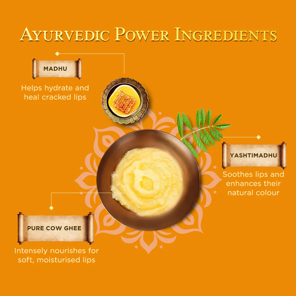 Himalaya Ayurveda Secrets Ghee Lip Butter - Image 4