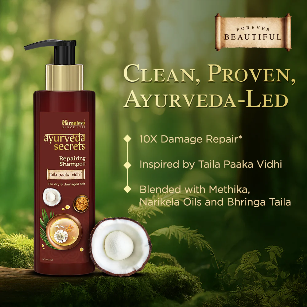 Himalaya Ayurveda Secrets Repairing Shampoo - Image 7