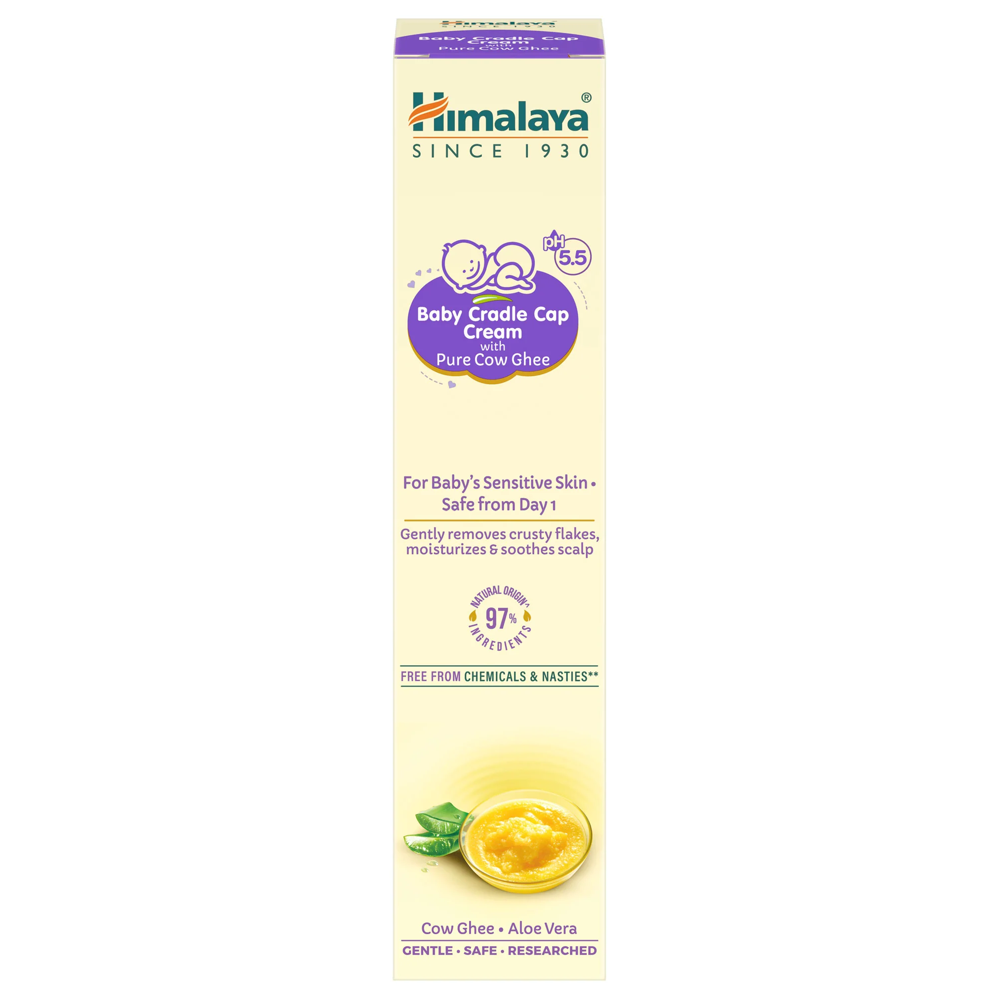 Himalaya Baby Cradle Cap Cream with Pure Cow Ghee - Image 3