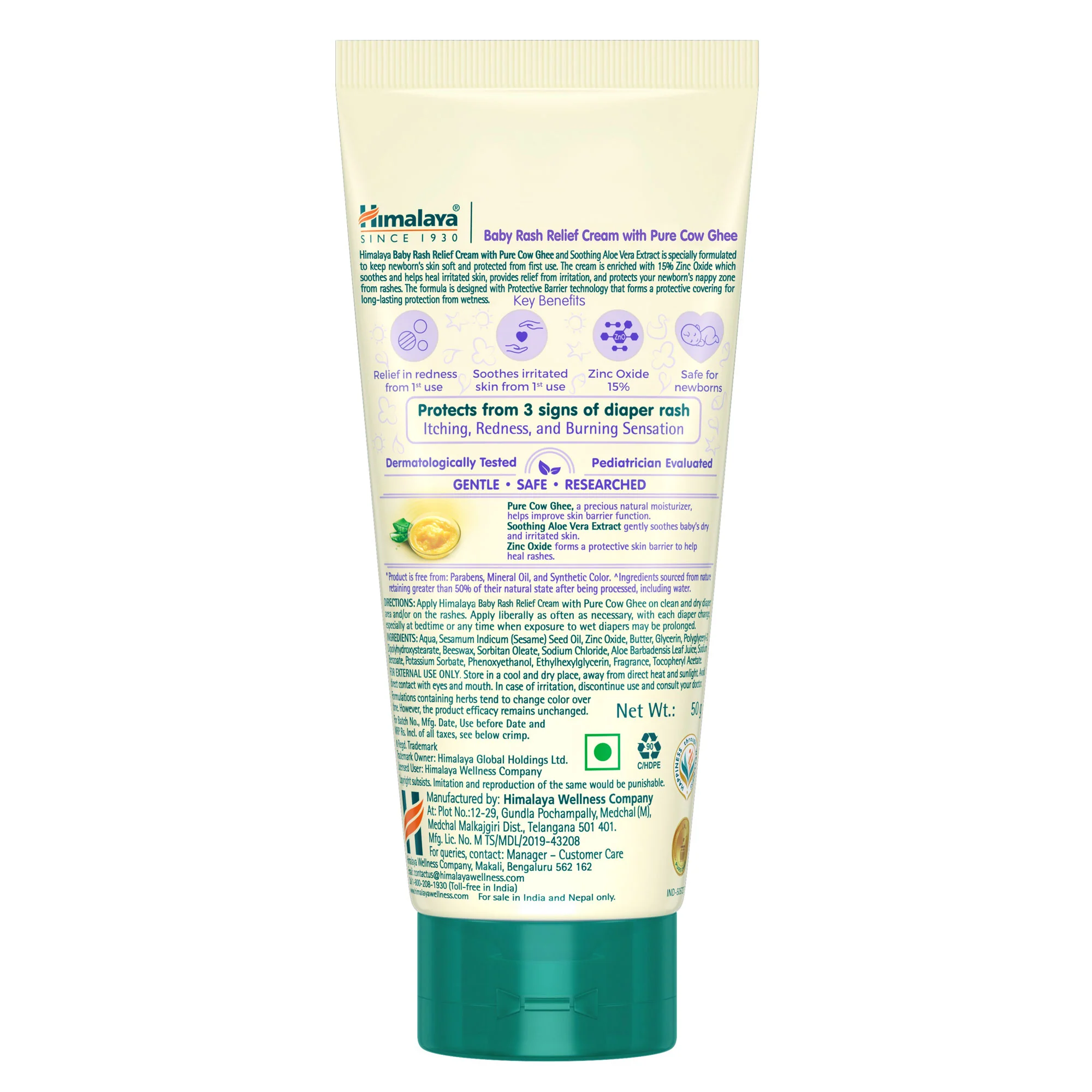 Himalaya Baby Rash Relief Cream with Pure Cow Ghee - Image 9