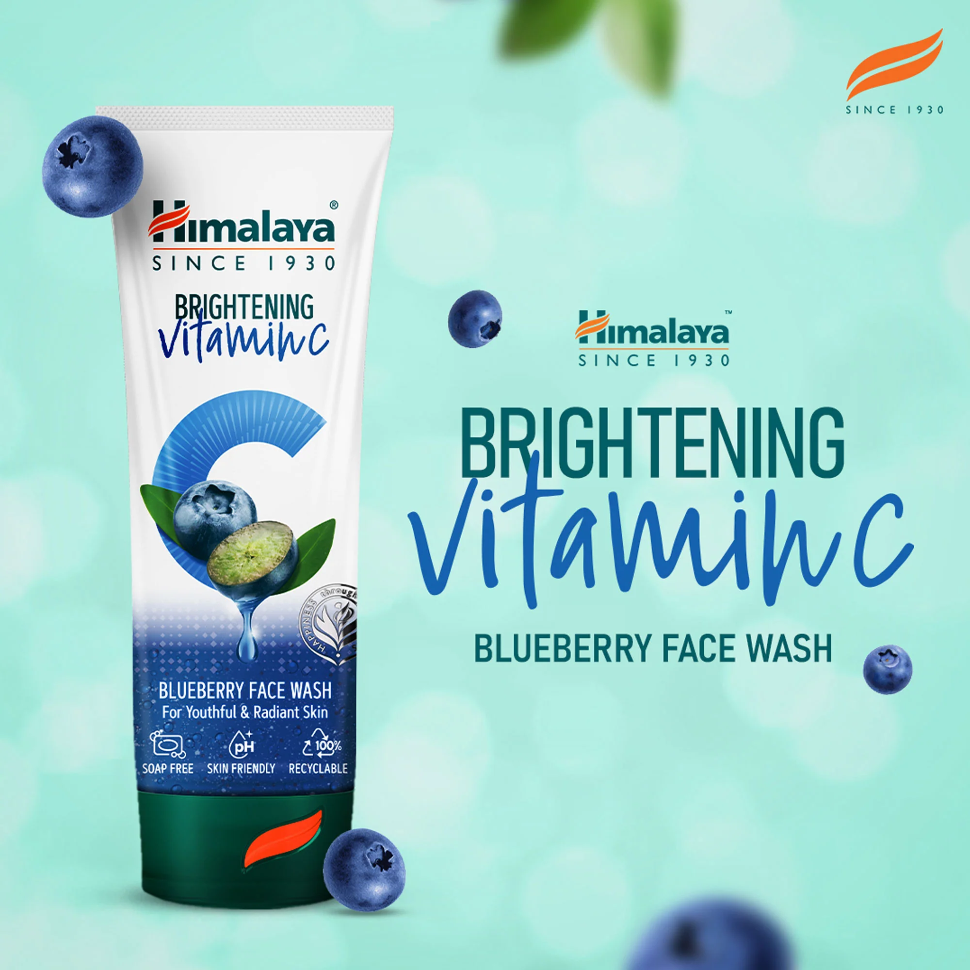 Himalaya Brightening Vitamin C Blueberry Face Wash - Image 2
