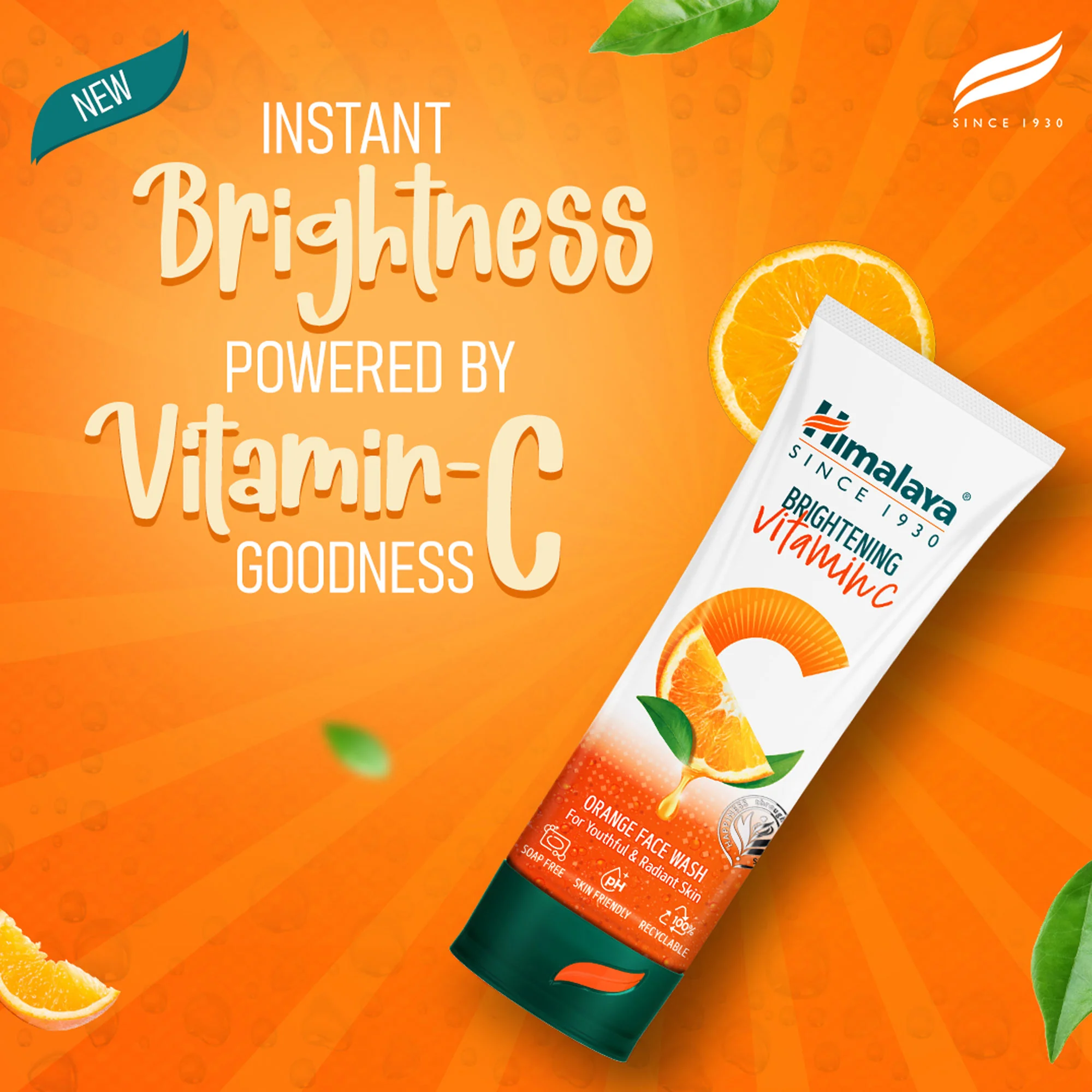 Himalaya Brightening Vitamin C Orange Face Wash - Image 4