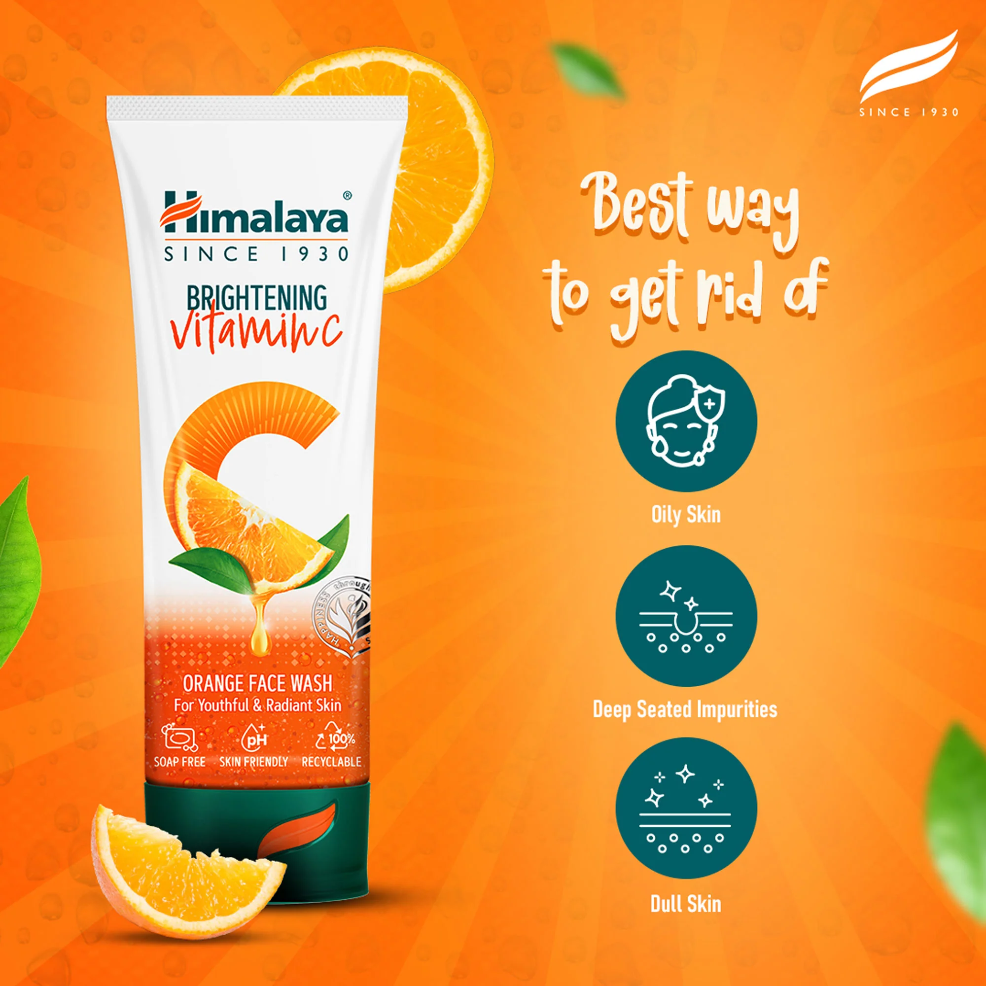 Himalaya Brightening Vitamin C Orange Face Wash - Image 5