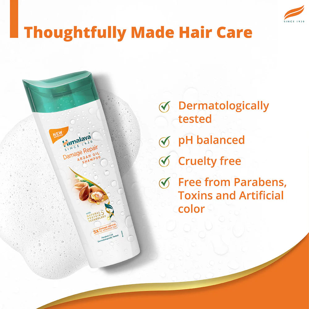 Himalaya Damage Repair Argan Oil Shampoo - Image 6