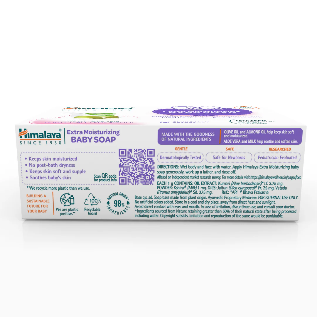 Himalaya Extra Moisturizing Baby Soap - Image 3