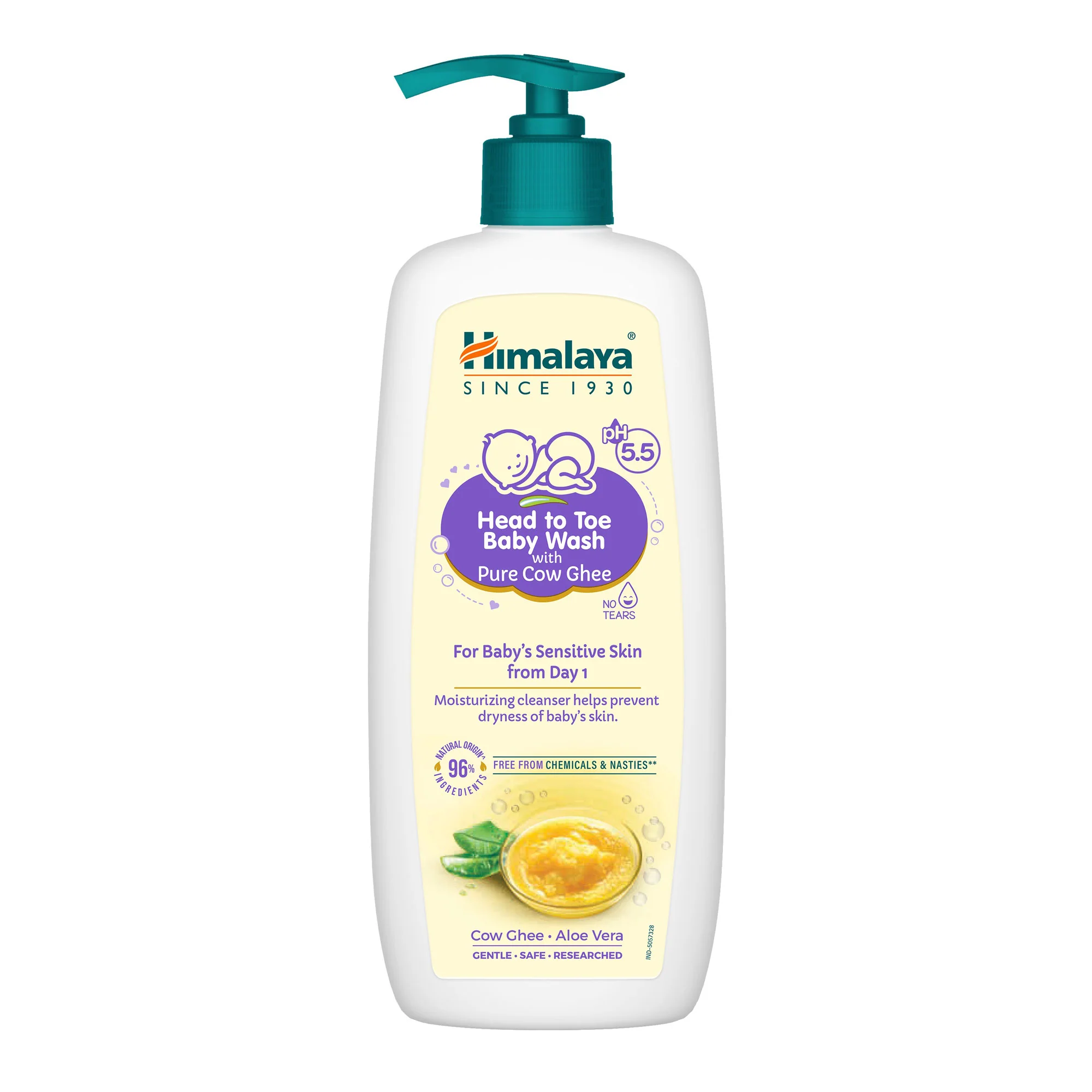 Himalaya Head to Toe Baby Wash with Pure Cow Ghee - Image 3