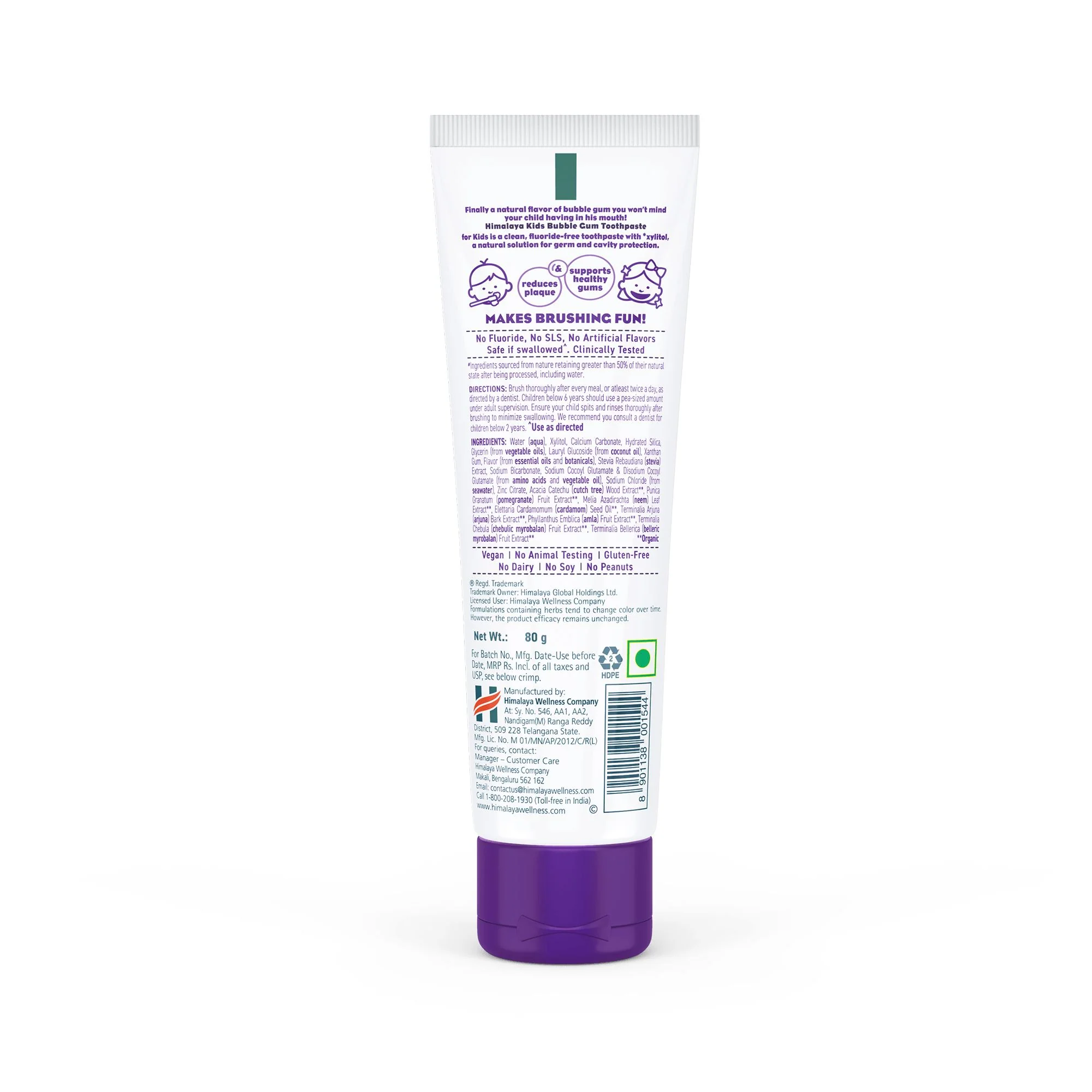Himalaya Kids Bubble Gum Toothpaste - Image 2
