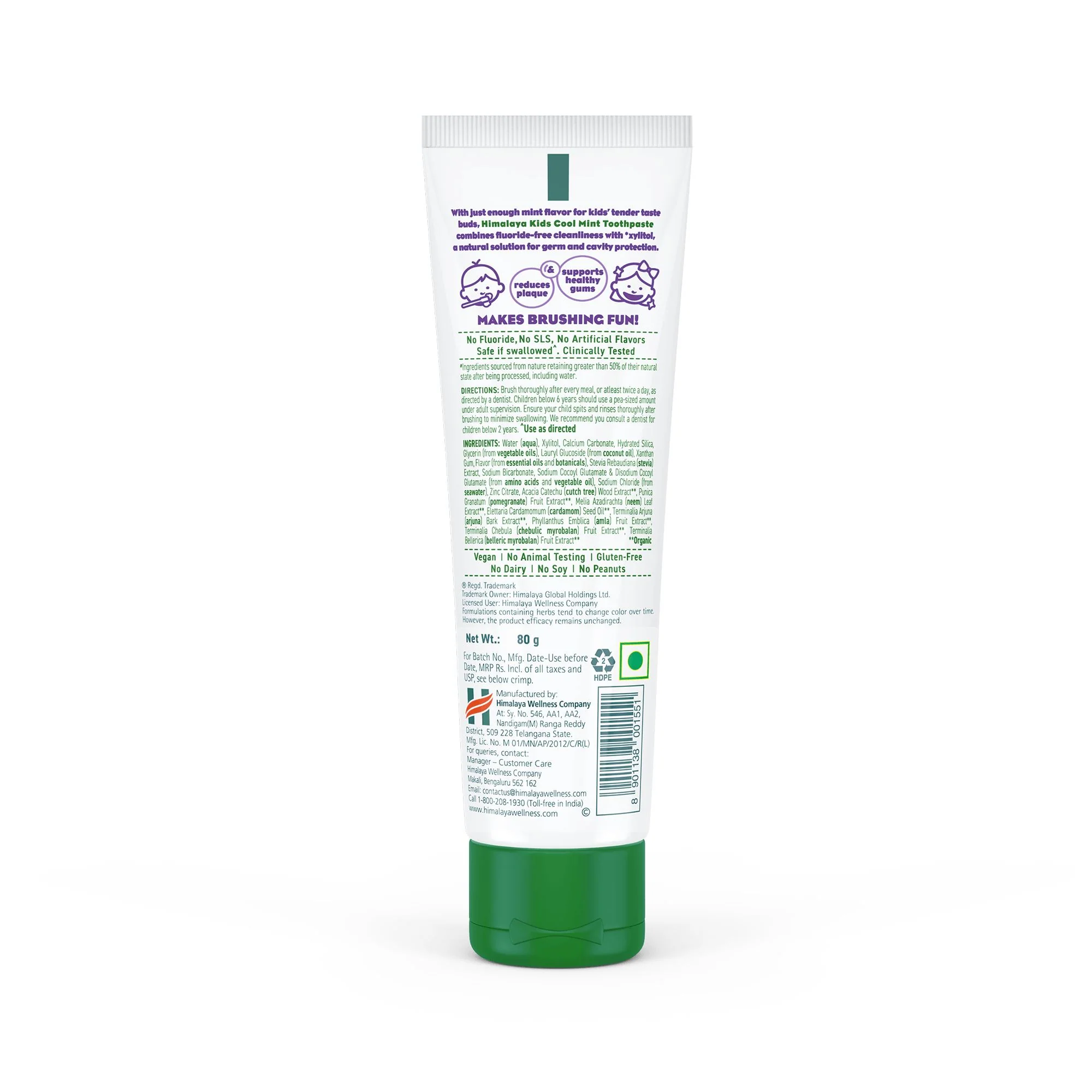 Himalaya Kids Cool Mint Toothpaste - Image 2