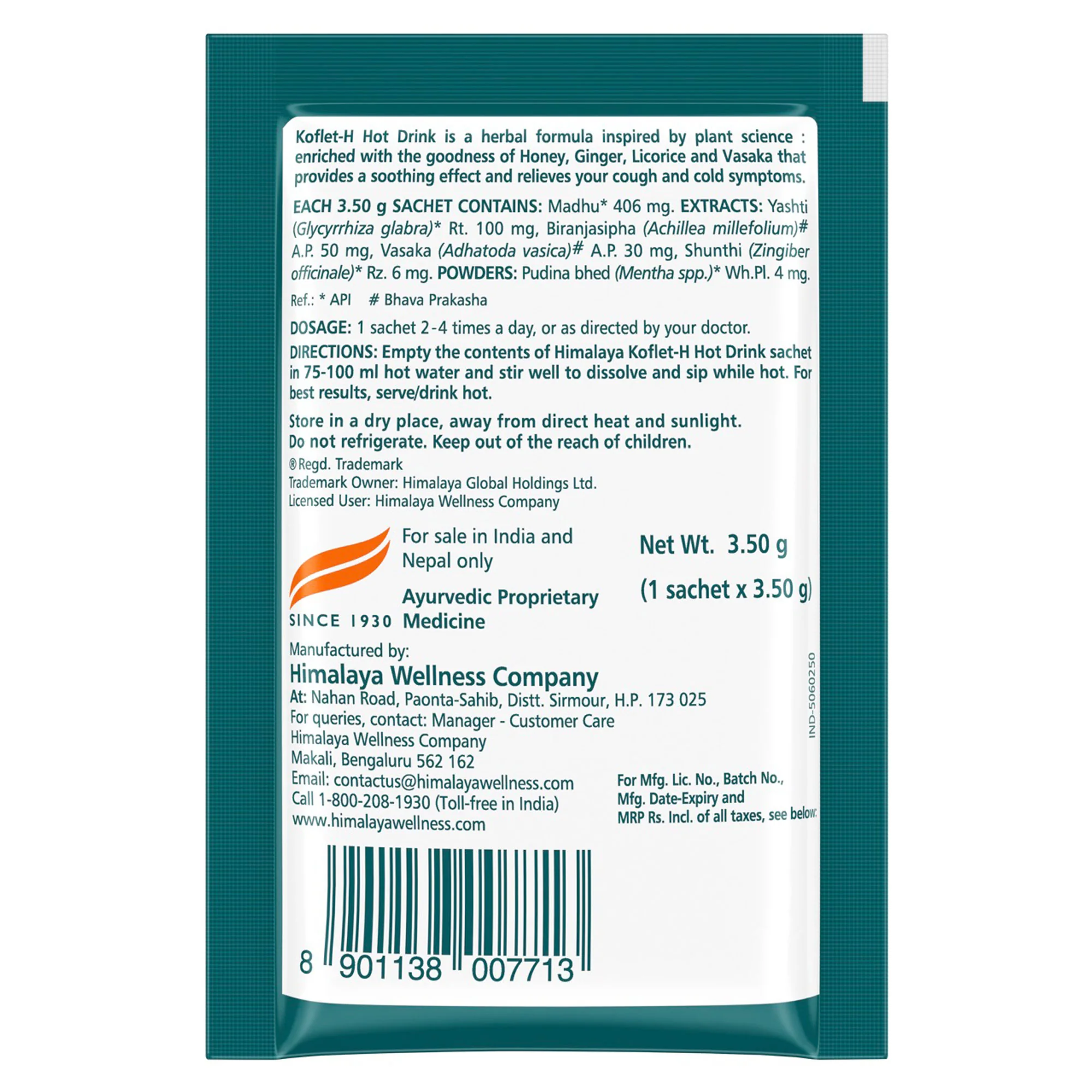 Himalaya Koflet-H Hot Drink - Image 7