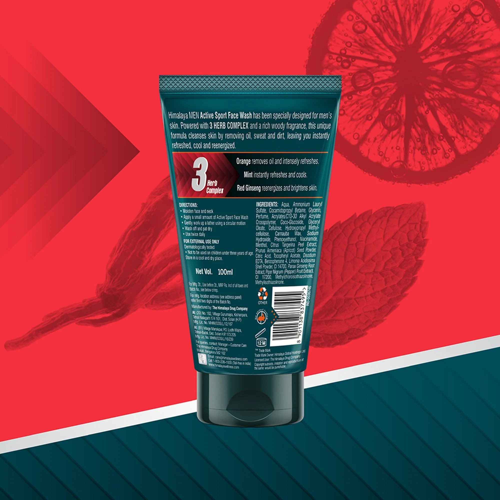 Himalaya Men Active Sport Face Wash - Image 6