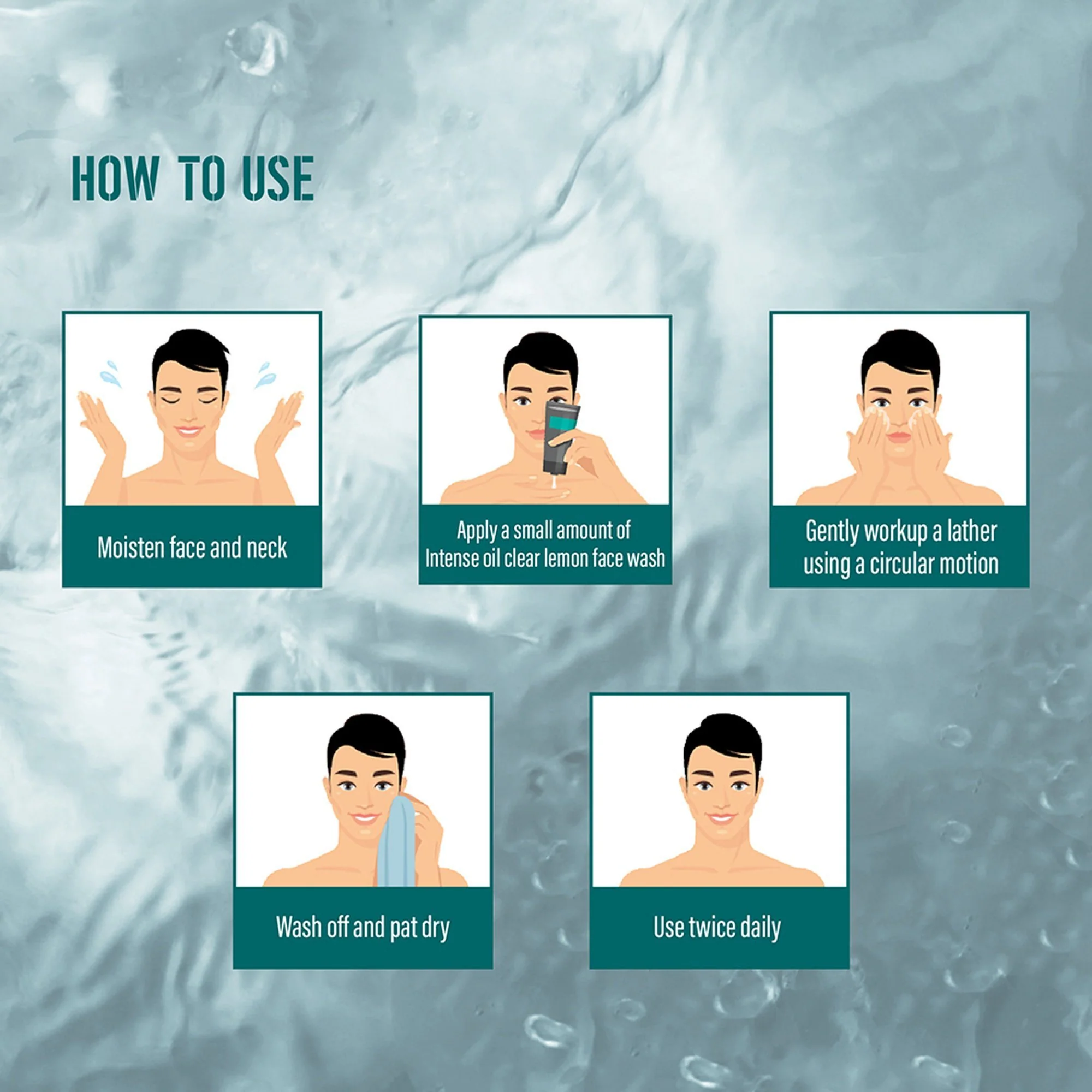 Himalaya Men Intense Oil Clear Lemon Face Wash - Image 3