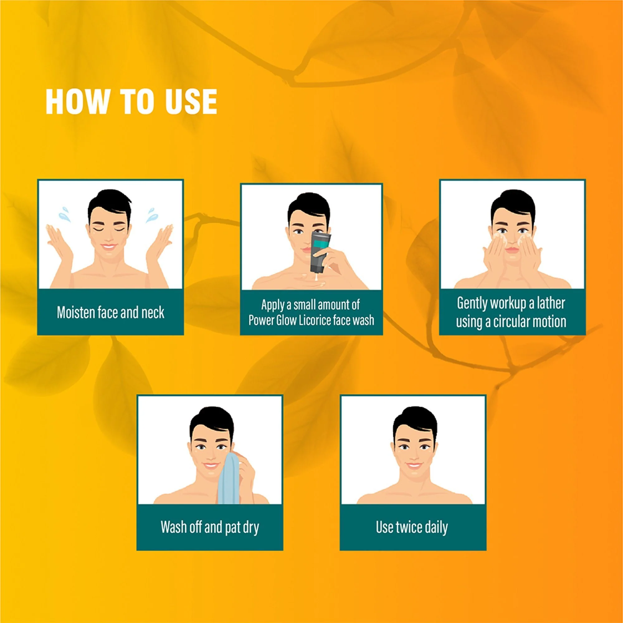 Himalaya Men Power Glow Licorice Face Wash - Image 3
