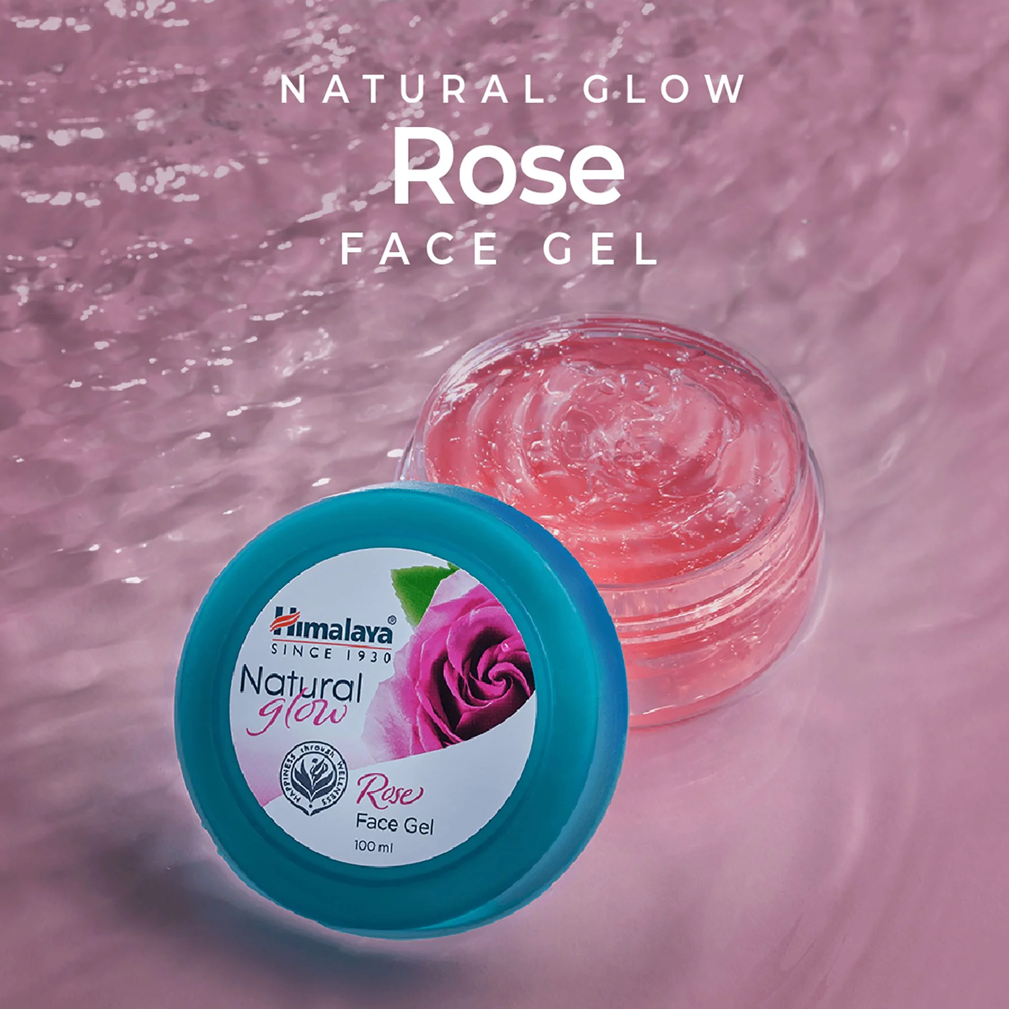 Himalaya Natural Glow Rose Face Gel - Image 3