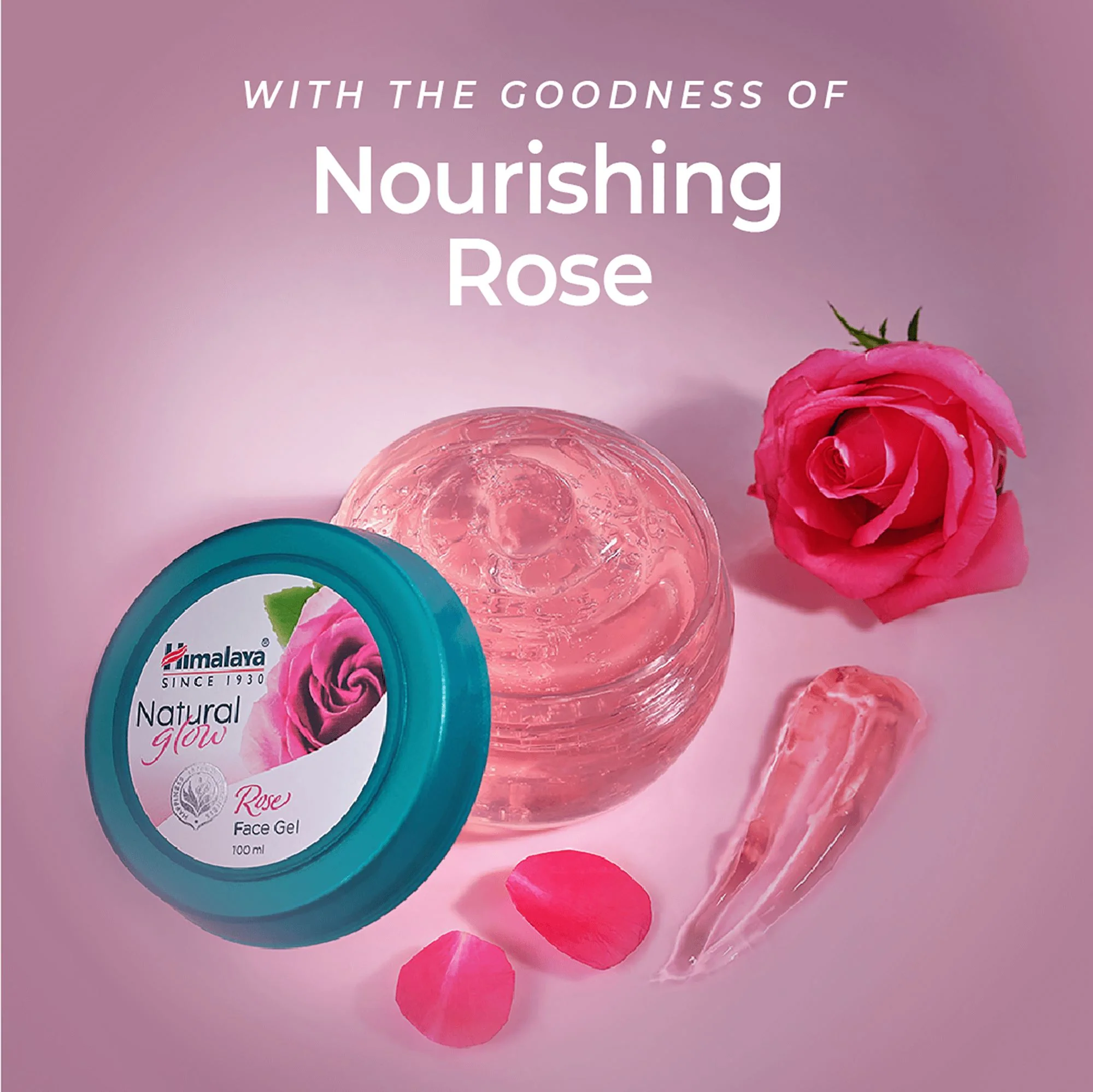 Himalaya Natural Glow Rose Face Gel - Image 4