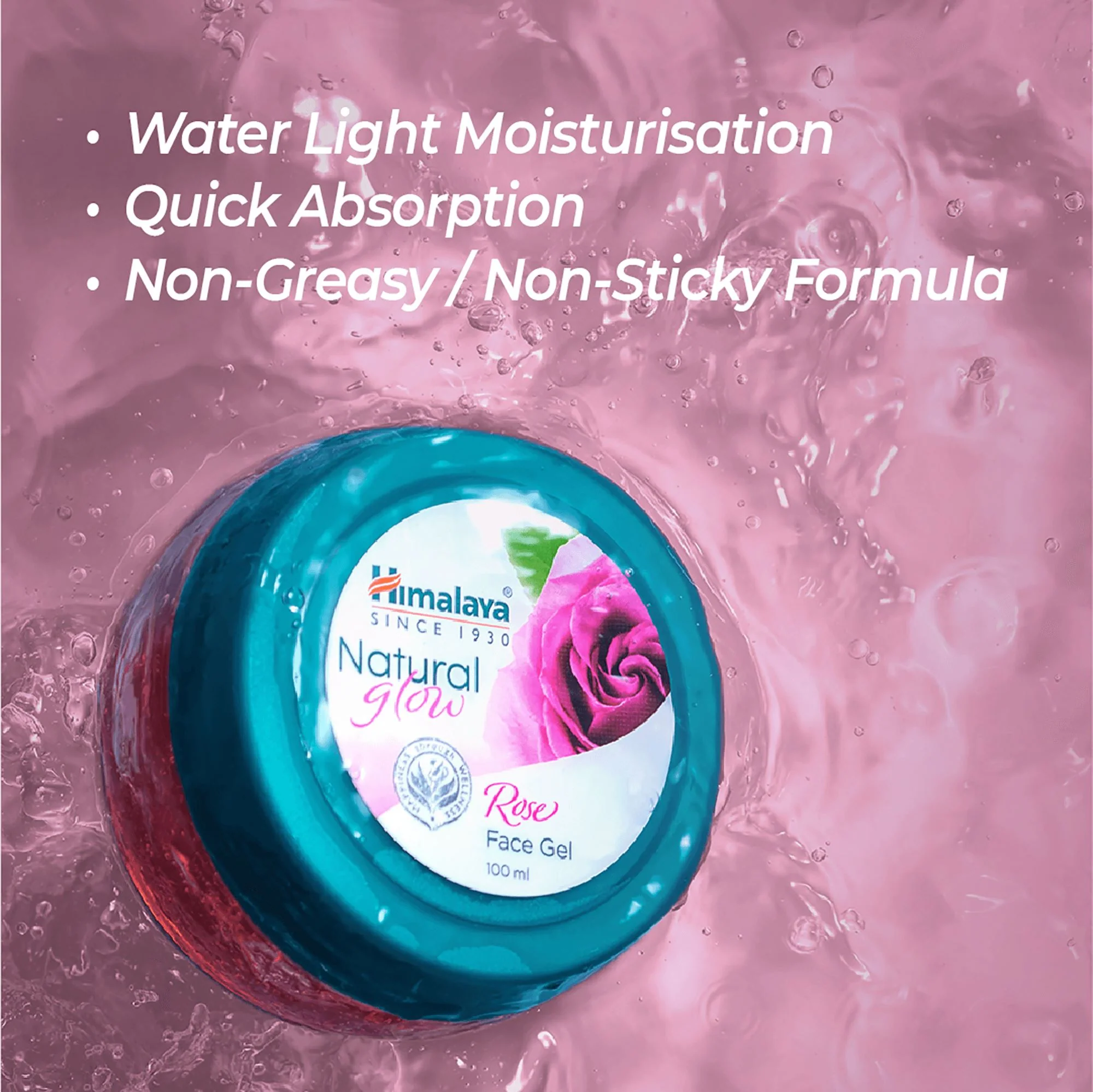 Himalaya Natural Glow Rose Face Gel - Image 5