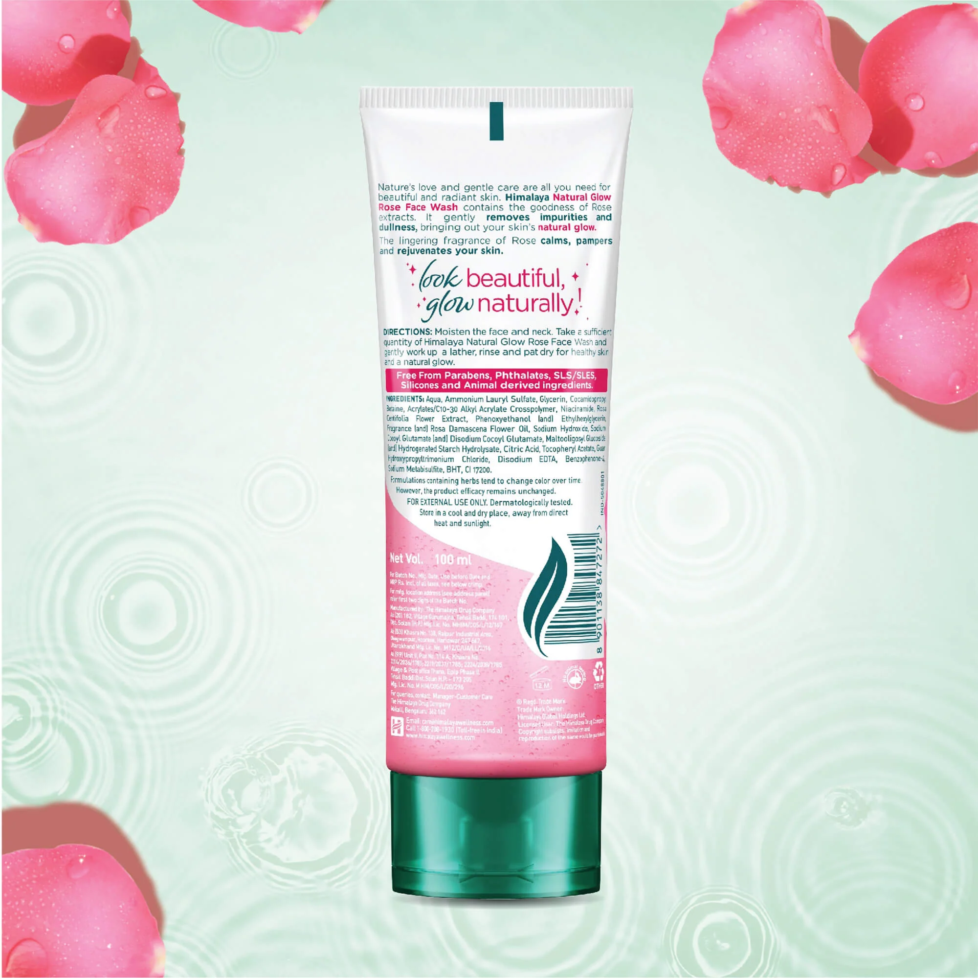 Himalaya Natural Glow Rose Face Wash - Image 7