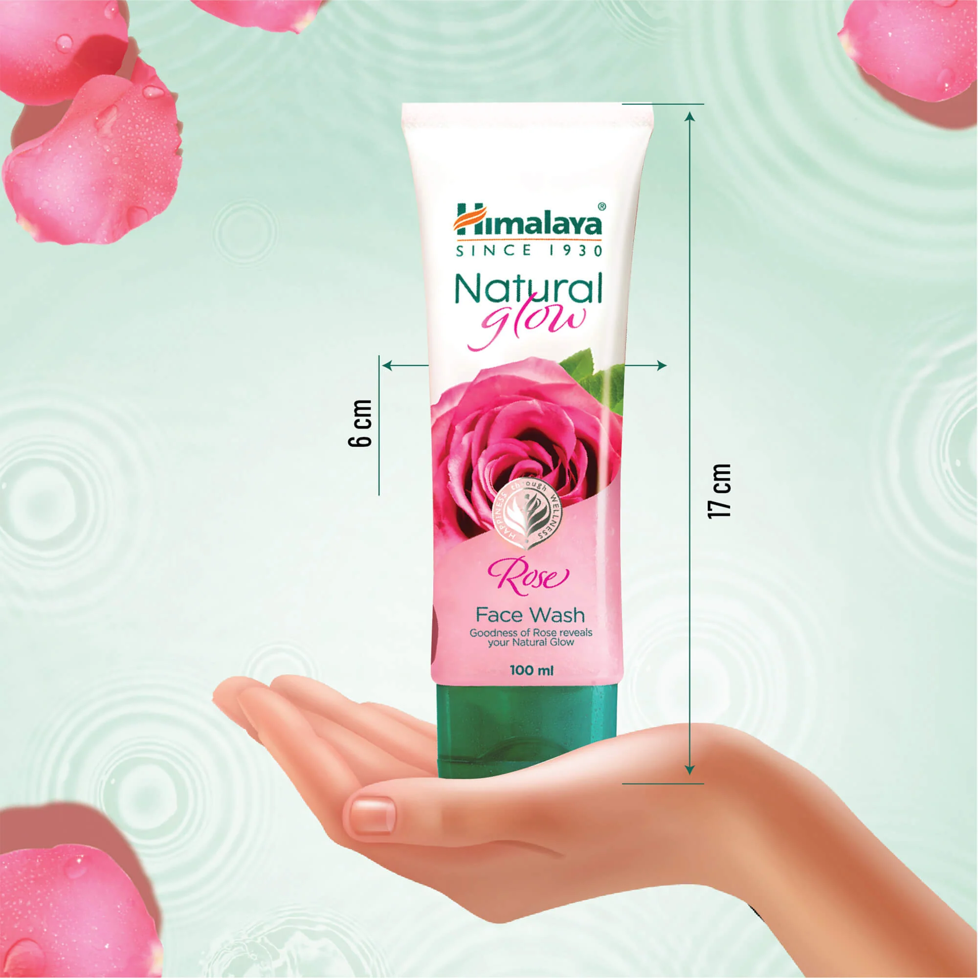Himalaya Natural Glow Rose Face Wash - Image 8