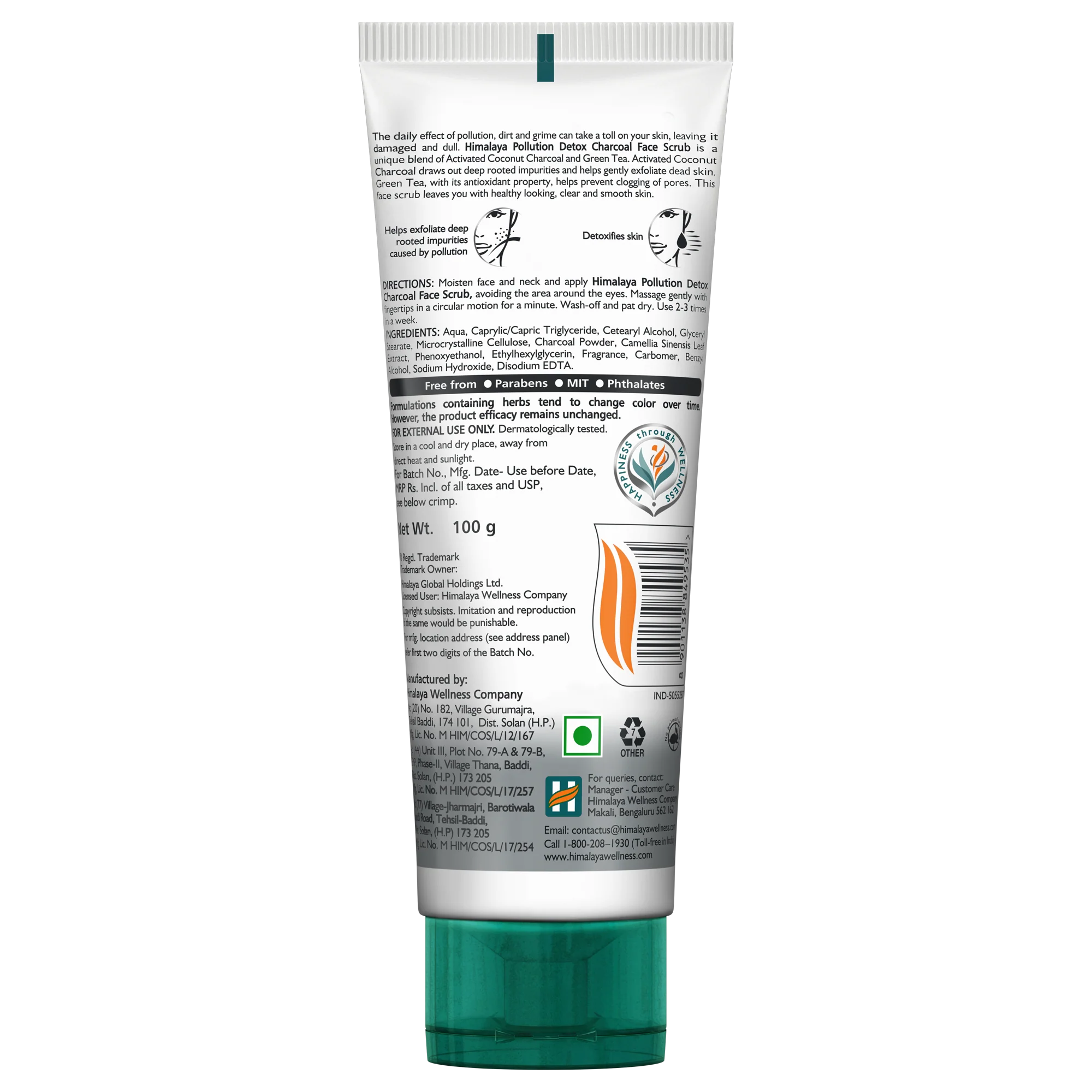 Himalaya Pollution Detox Charcoal Face Scrub - Image 7