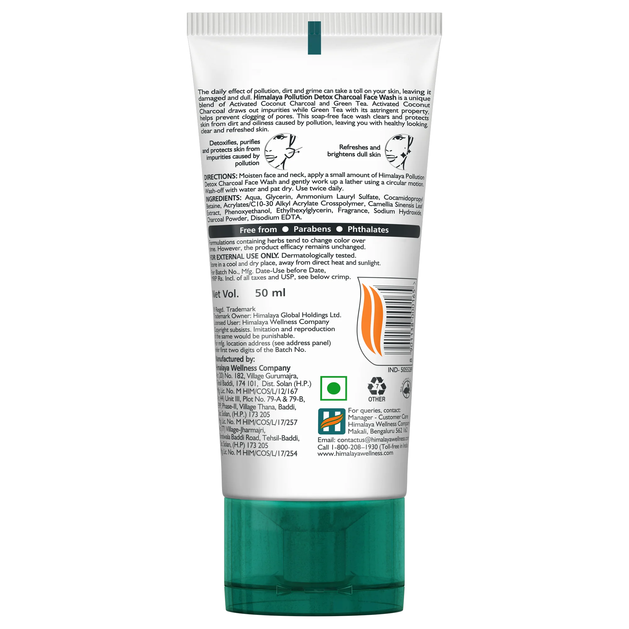 Himalaya Pollution Detox Charcoal Face Wash - Image 7