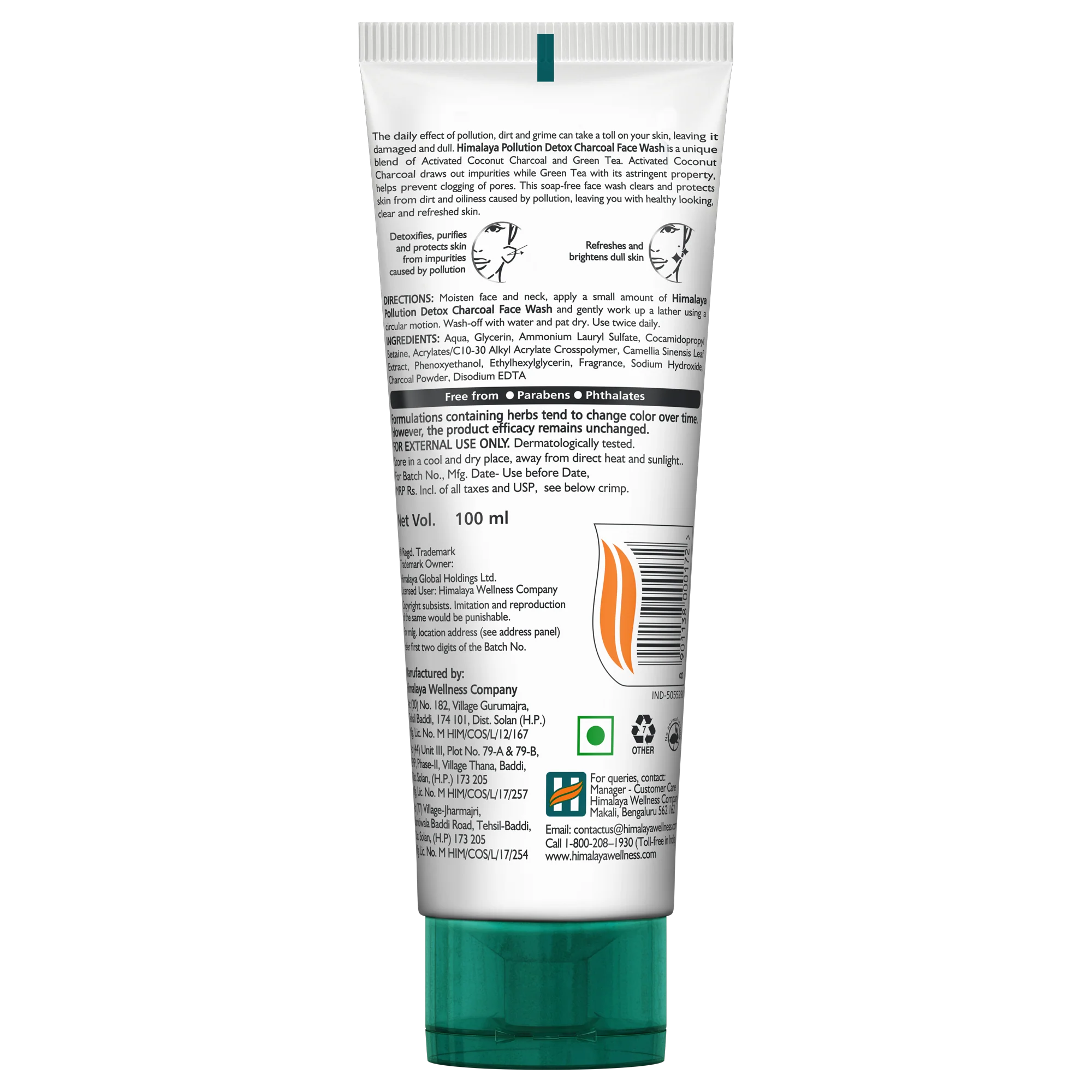 Himalaya Pollution Detox Charcoal Face Wash - Image 9