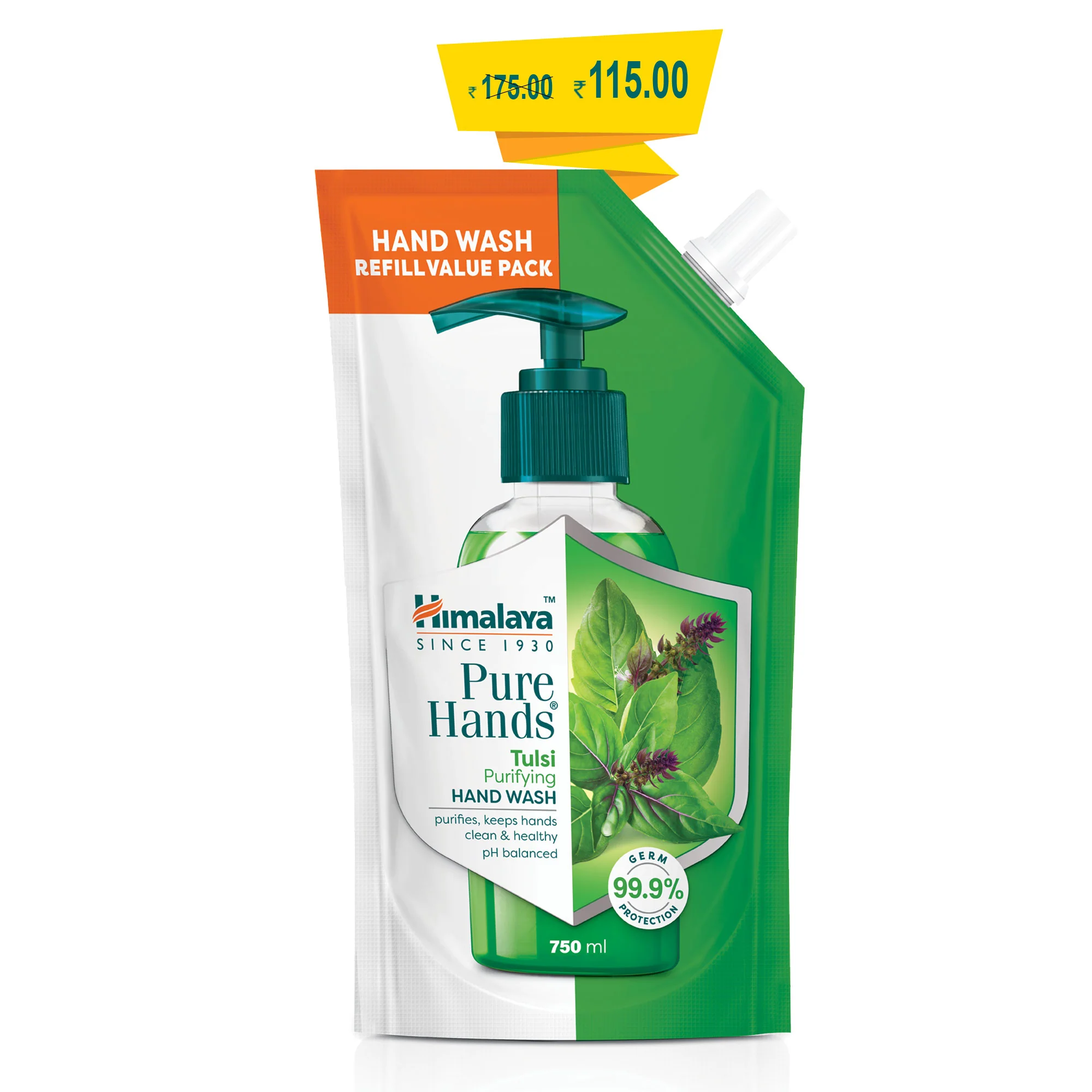 Himalaya Pure Hands Tulsi Purifying Hand Wash - Image 3