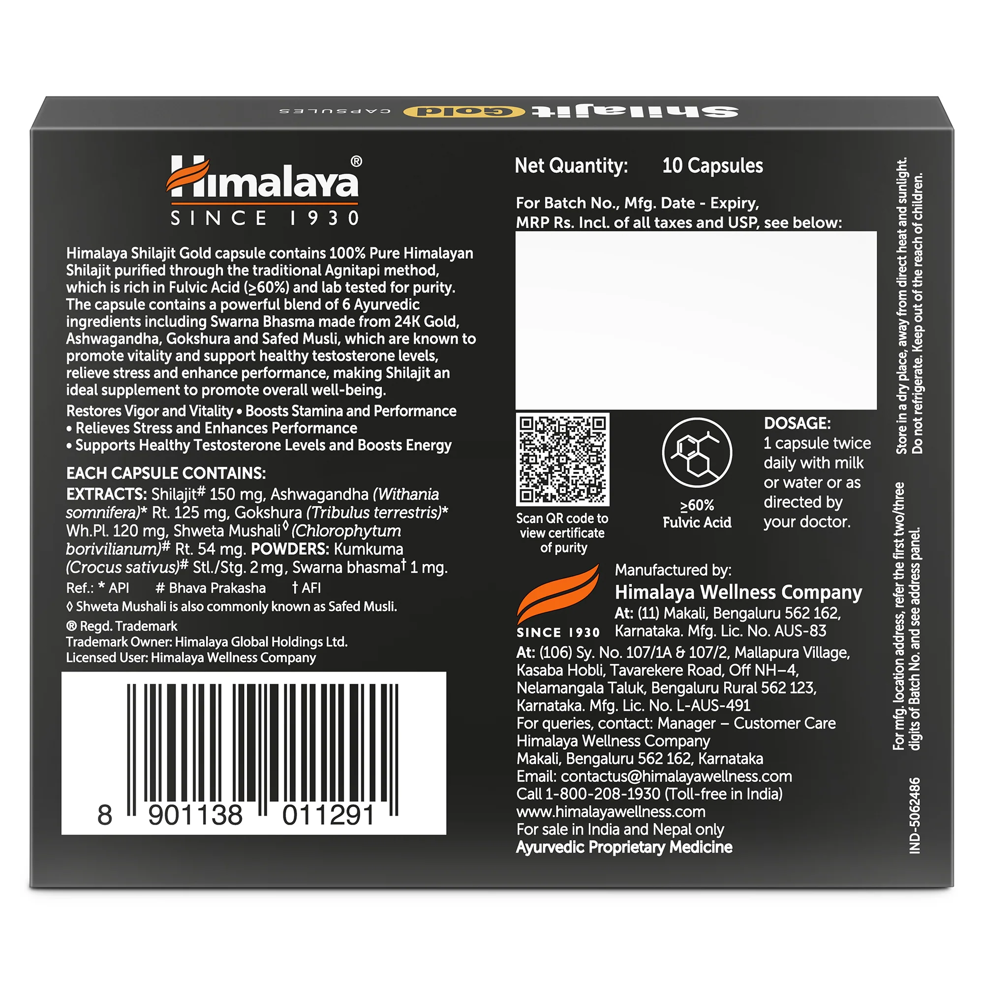 Himalaya Shilajit Gold Capsules - Image 6