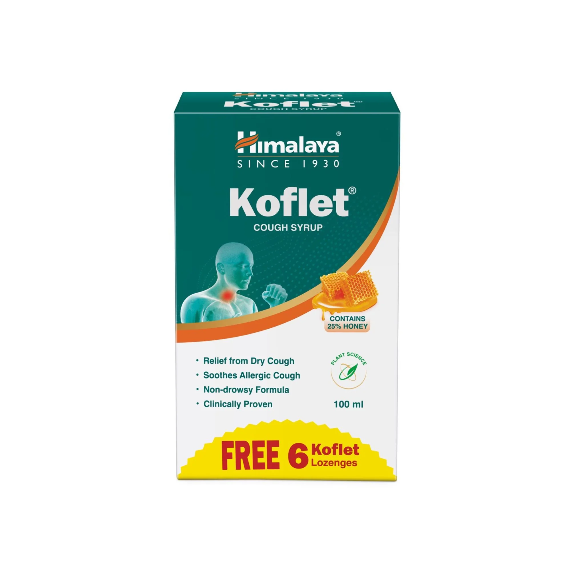 KOFLET SYRUP 100 ML + 6 LOZENGES FREE - Image 4
