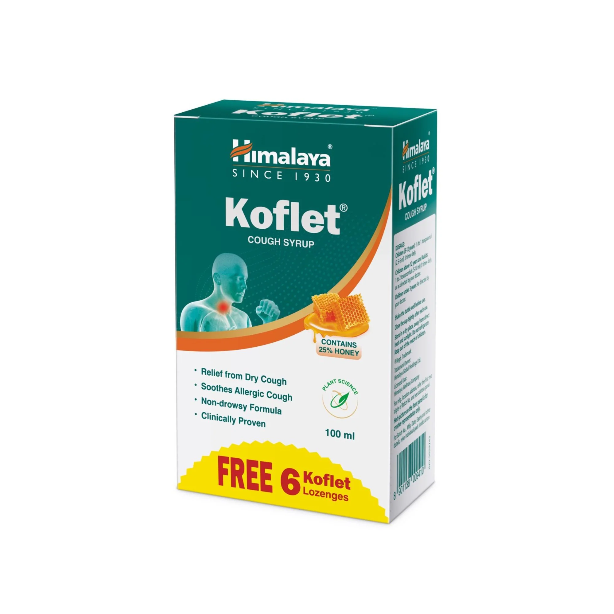 KOFLET SYRUP 100 ML + 6 LOZENGES FREE - Image 6