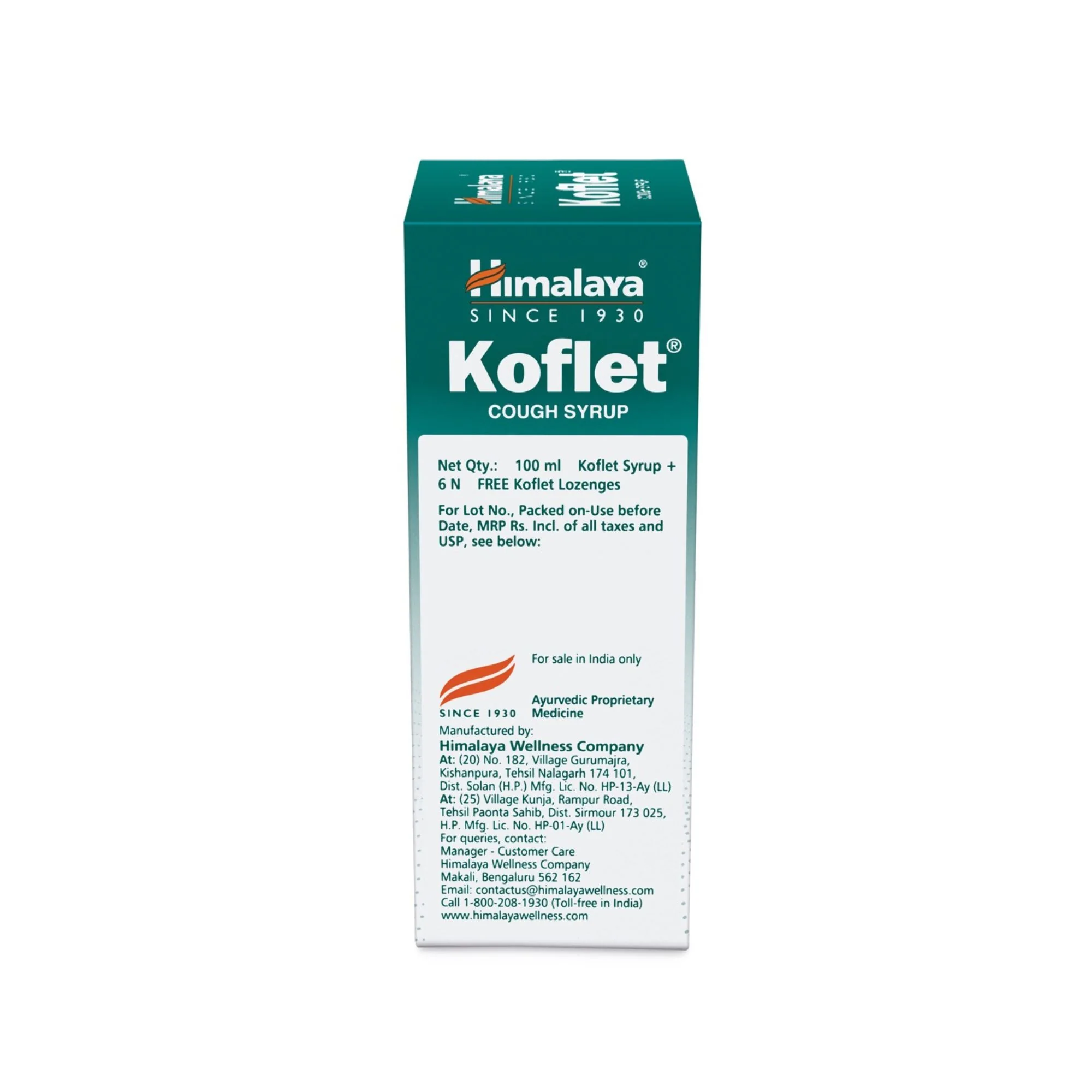KOFLET SYRUP 100 ML + 6 LOZENGES FREE - Image 7