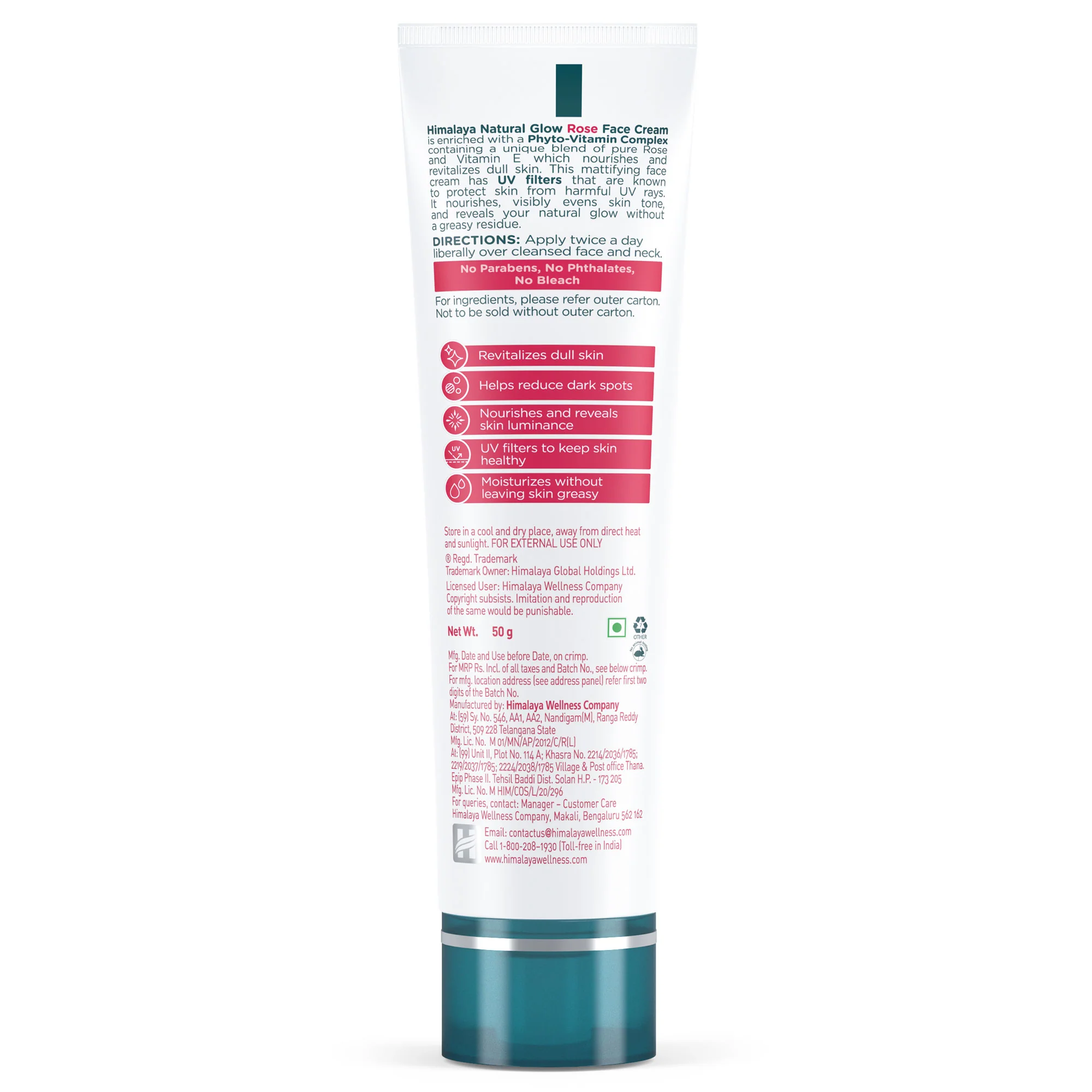 Natural Glow Rose Face Cream - Image 2