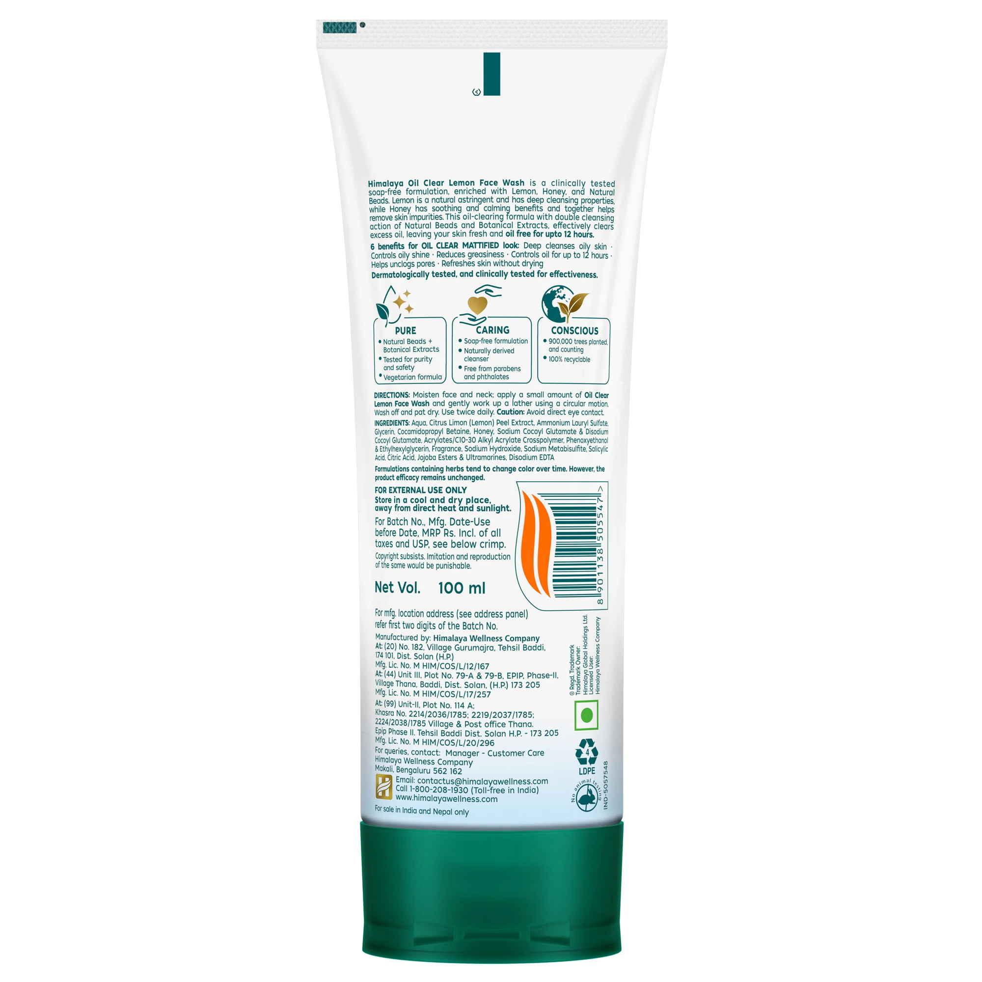 Oil Clear Lemon Face Wash - Image 10