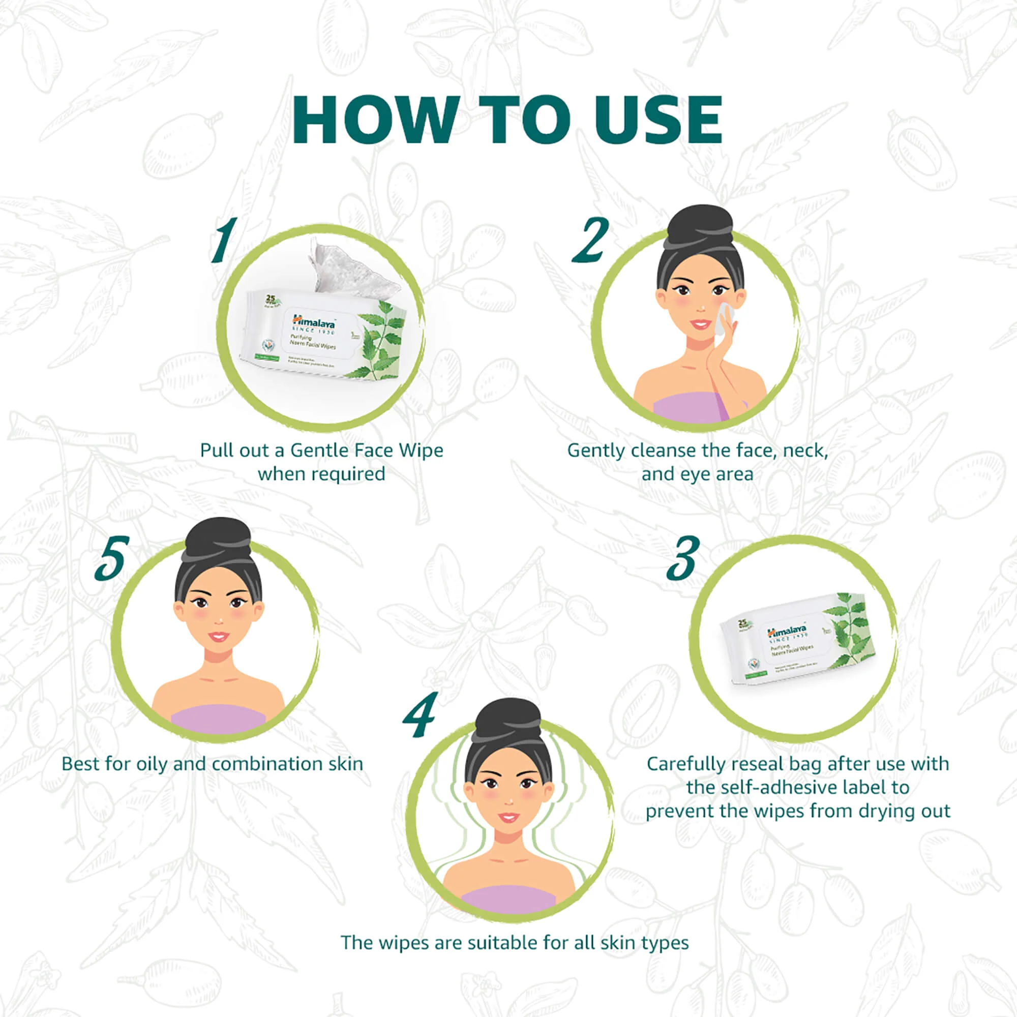 Purifying Neem Facial Wipes - Image 4
