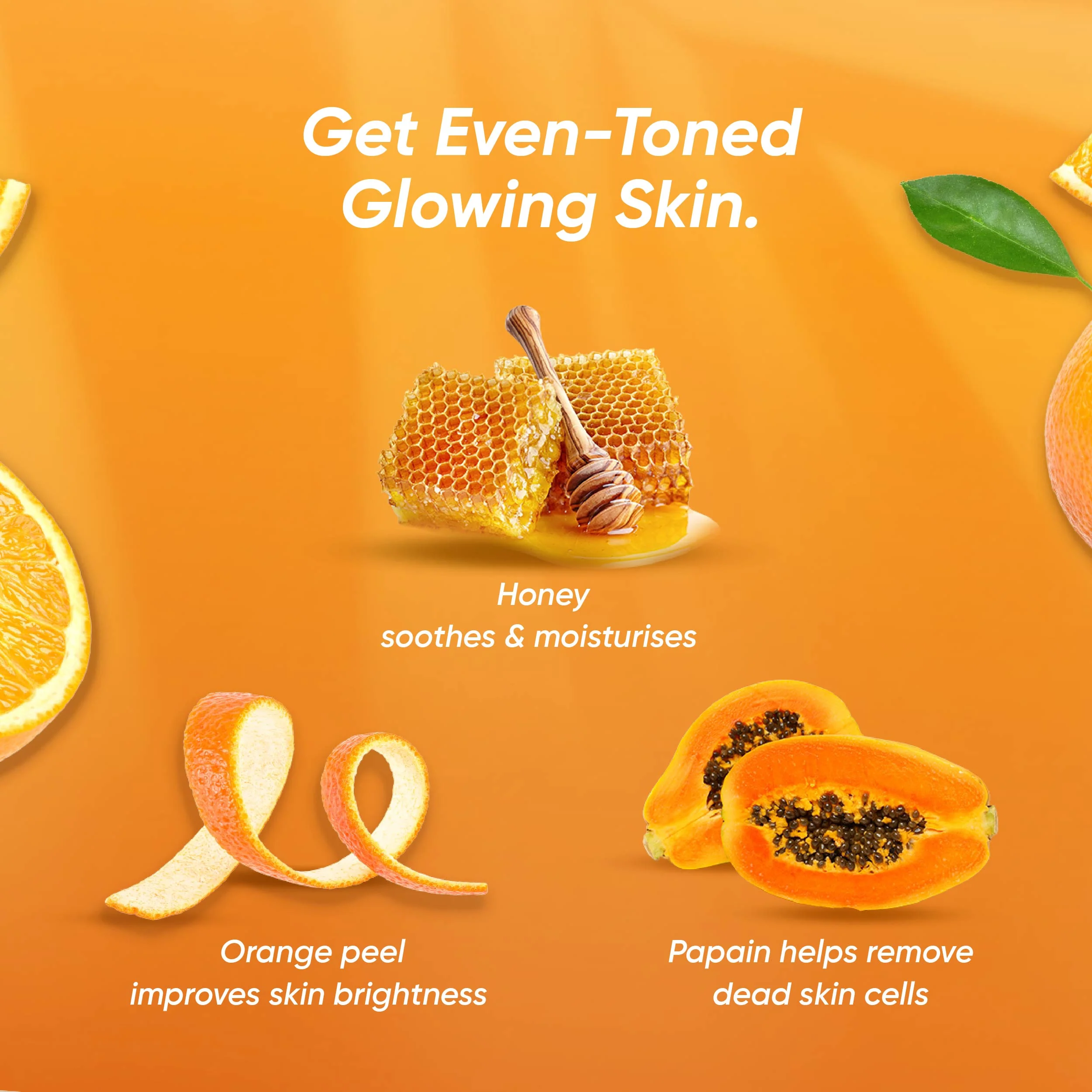 Tan Removal Orange Face Wash - Image 3