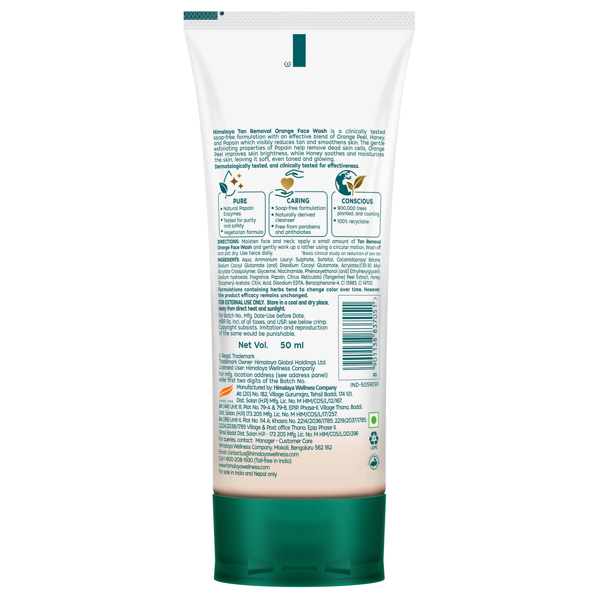 Tan Removal Orange Face Wash - Image 9