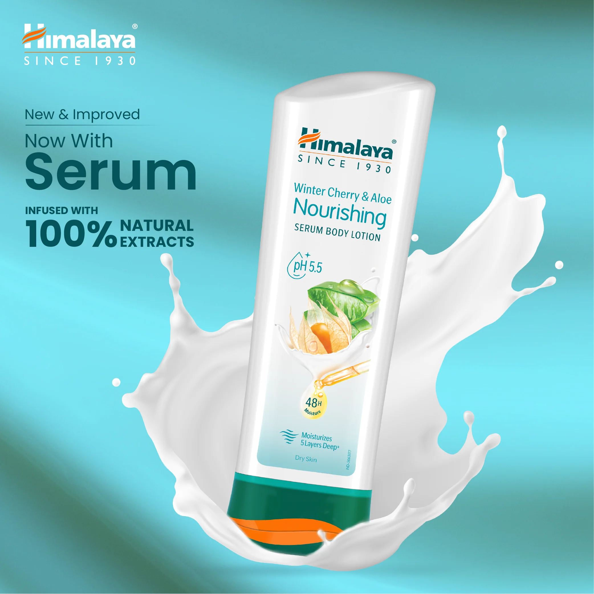 Winter Cherry & Aloe Nourishing Serum Body Lotion - Image 5